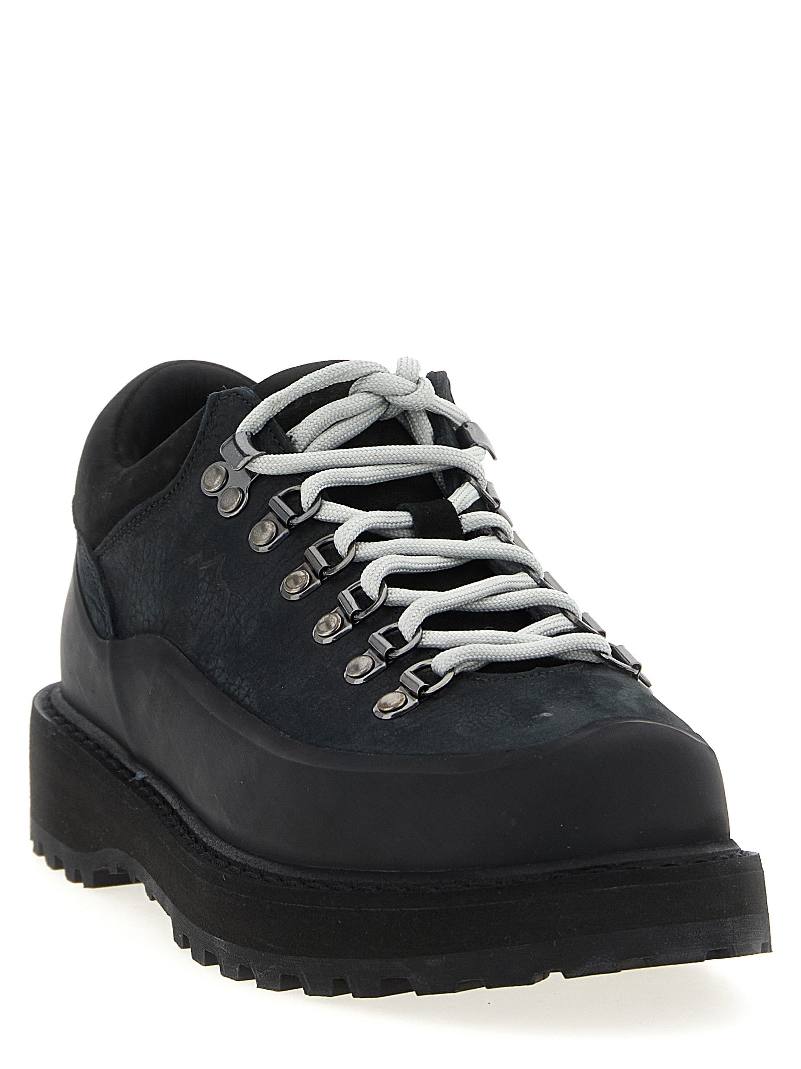 Diemme Schwarze Ankle Boots aus Rindsleder