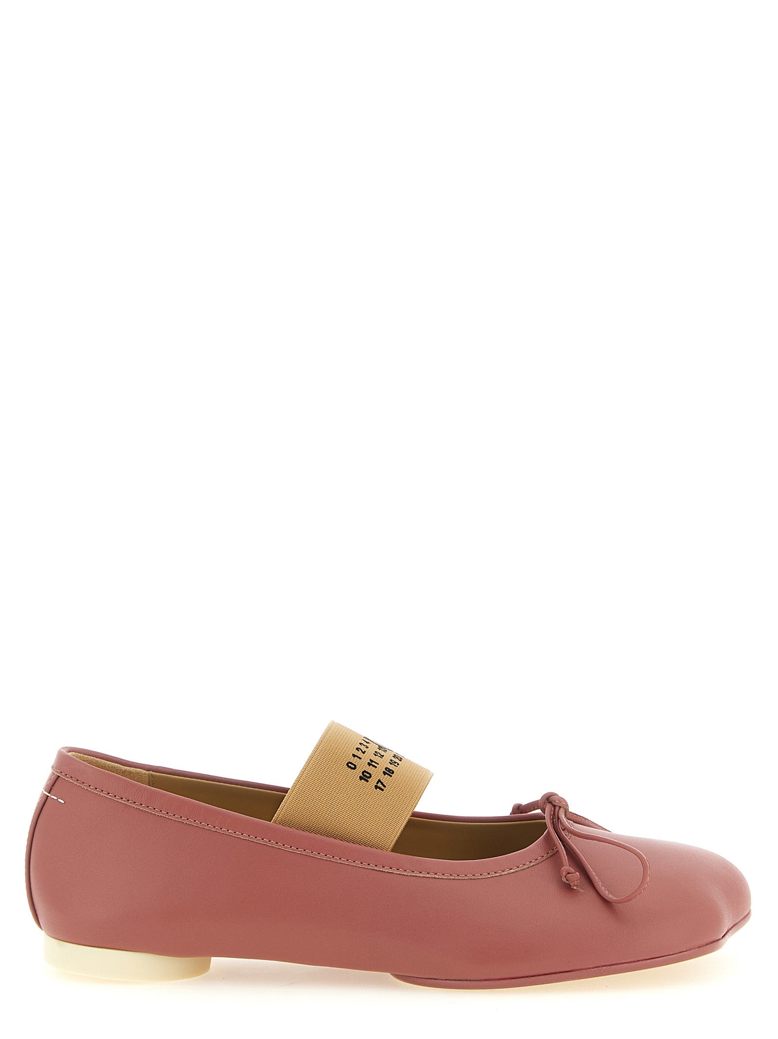 MM6 Maison Margiela Ballerinas aus mehrfarbigem Lammleder
