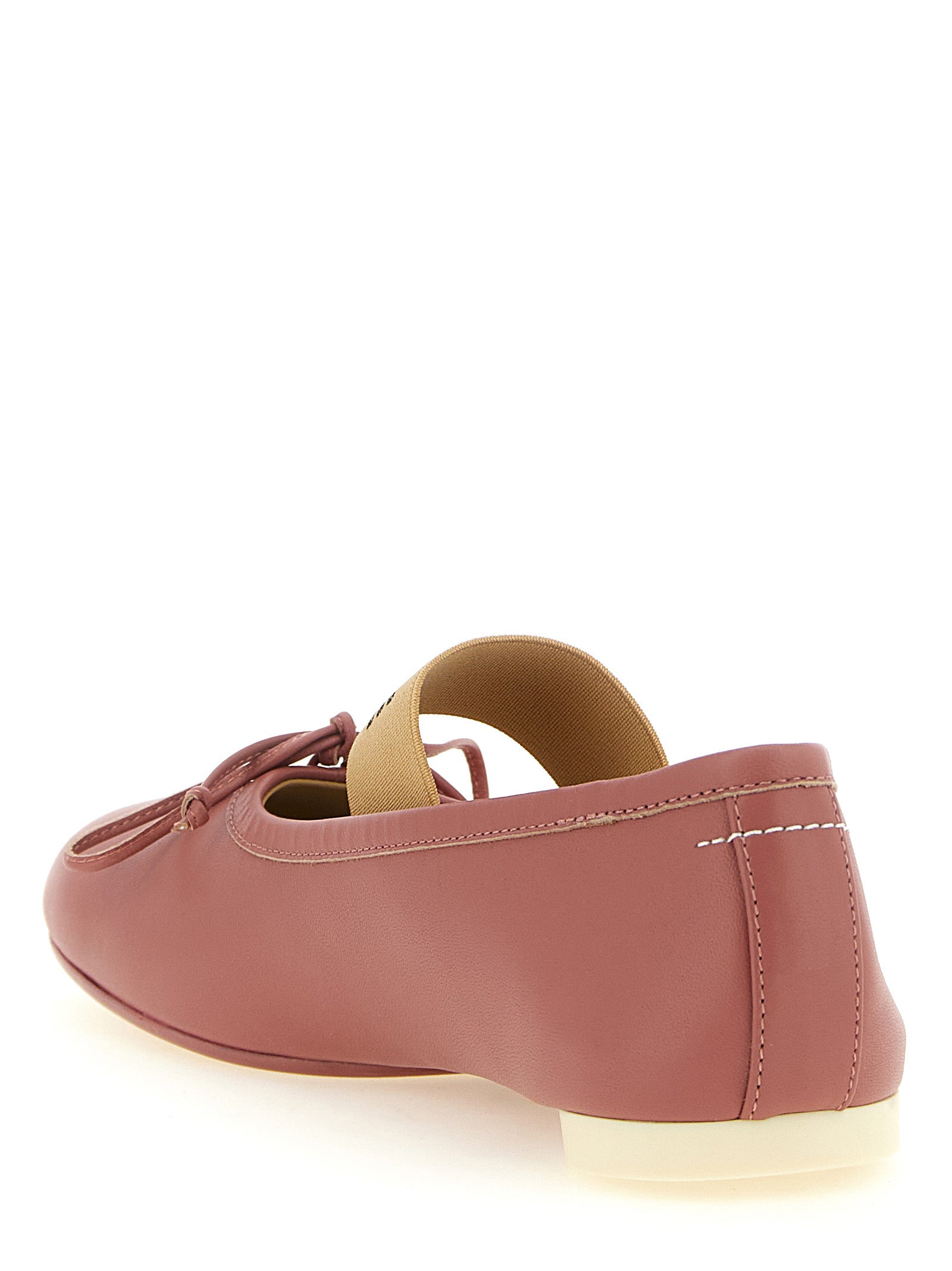 MM6 Maison Margiela Ballerinas aus mehrfarbigem Lammleder