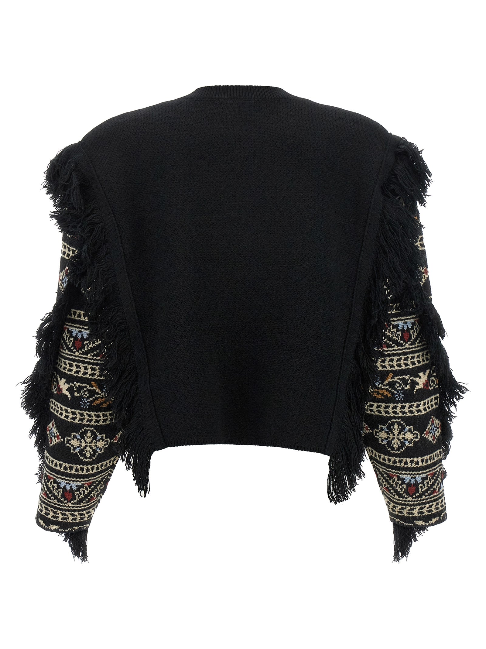 FARM RIO Schwarzer Wollcardigan