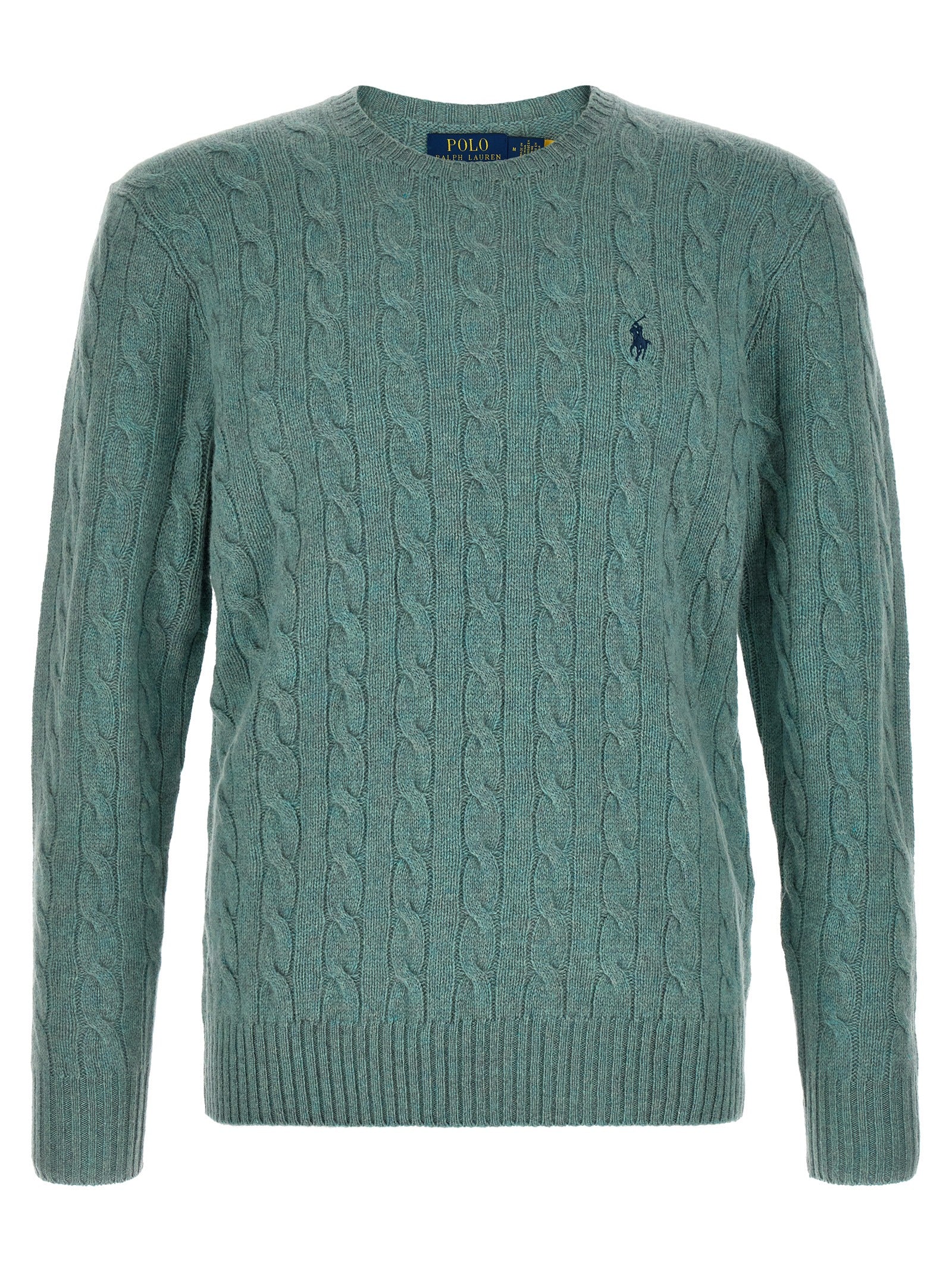 Polo Ralph Lauren Zweifarbige Wollstrickjacke