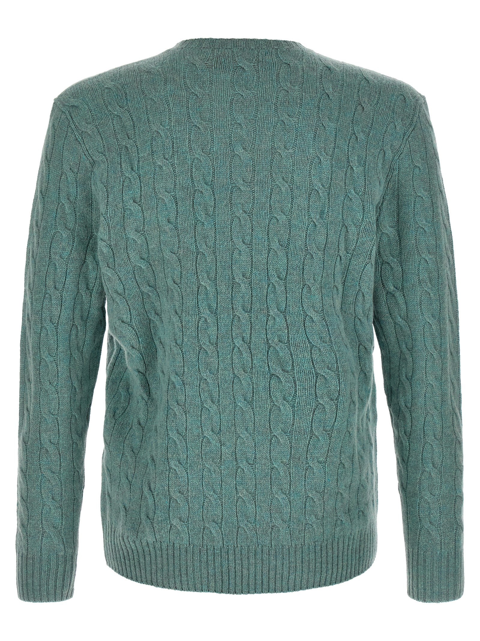 Polo Ralph Lauren Zweifarbige Wollstrickjacke
