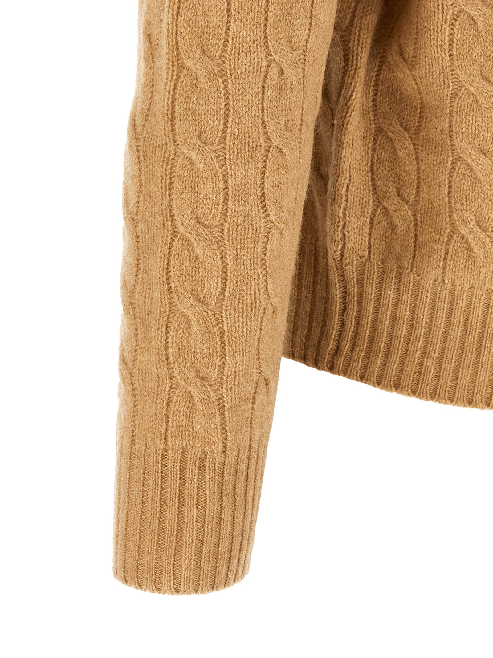 Polo Ralph Lauren Beige Wollstrickjacke