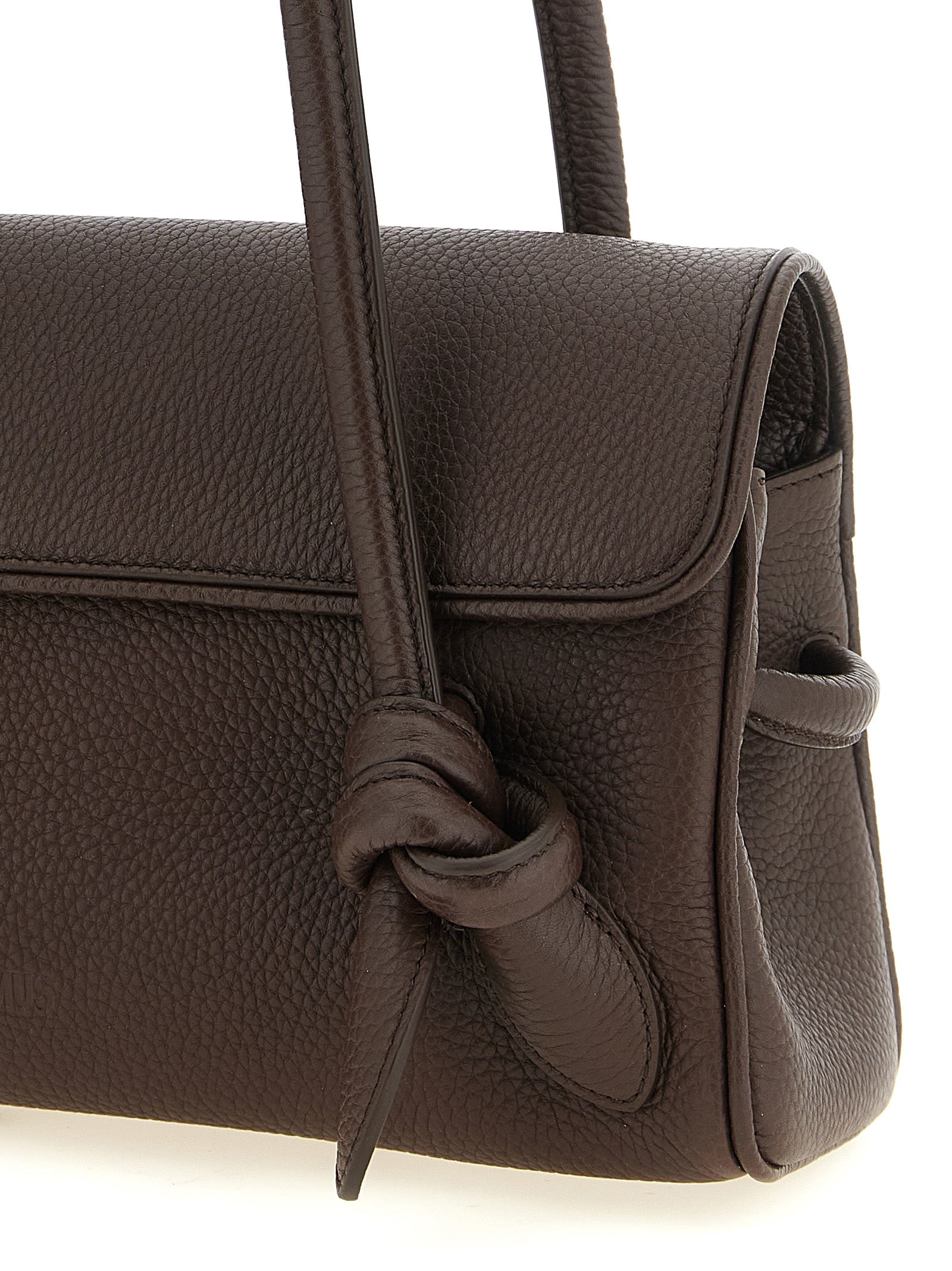 Jacquemus Braunes Kalbsleder Damen Crossbody Tasche