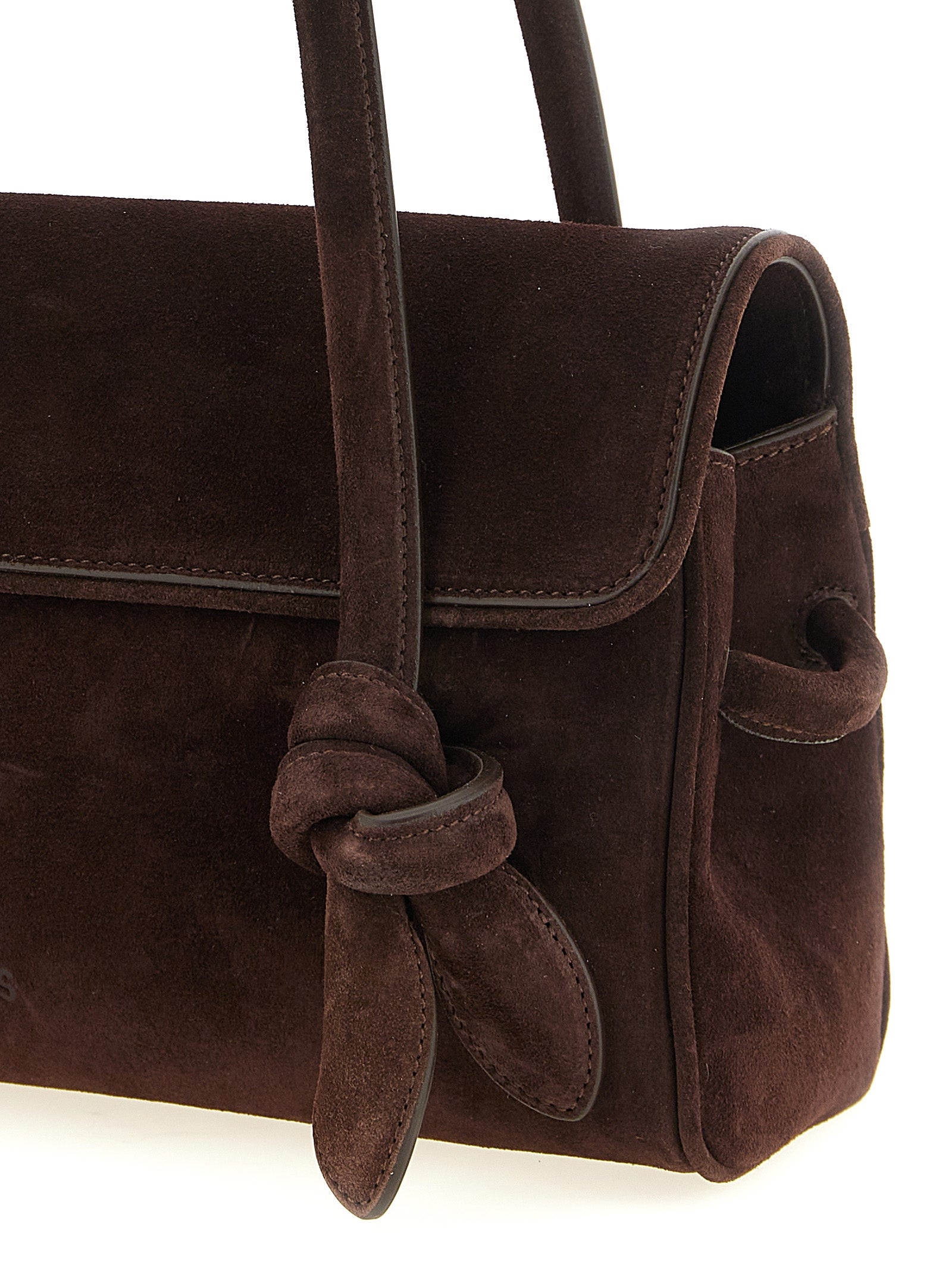 Jacquemus Braunes Kalbsleder Damen Crossbody Tasche