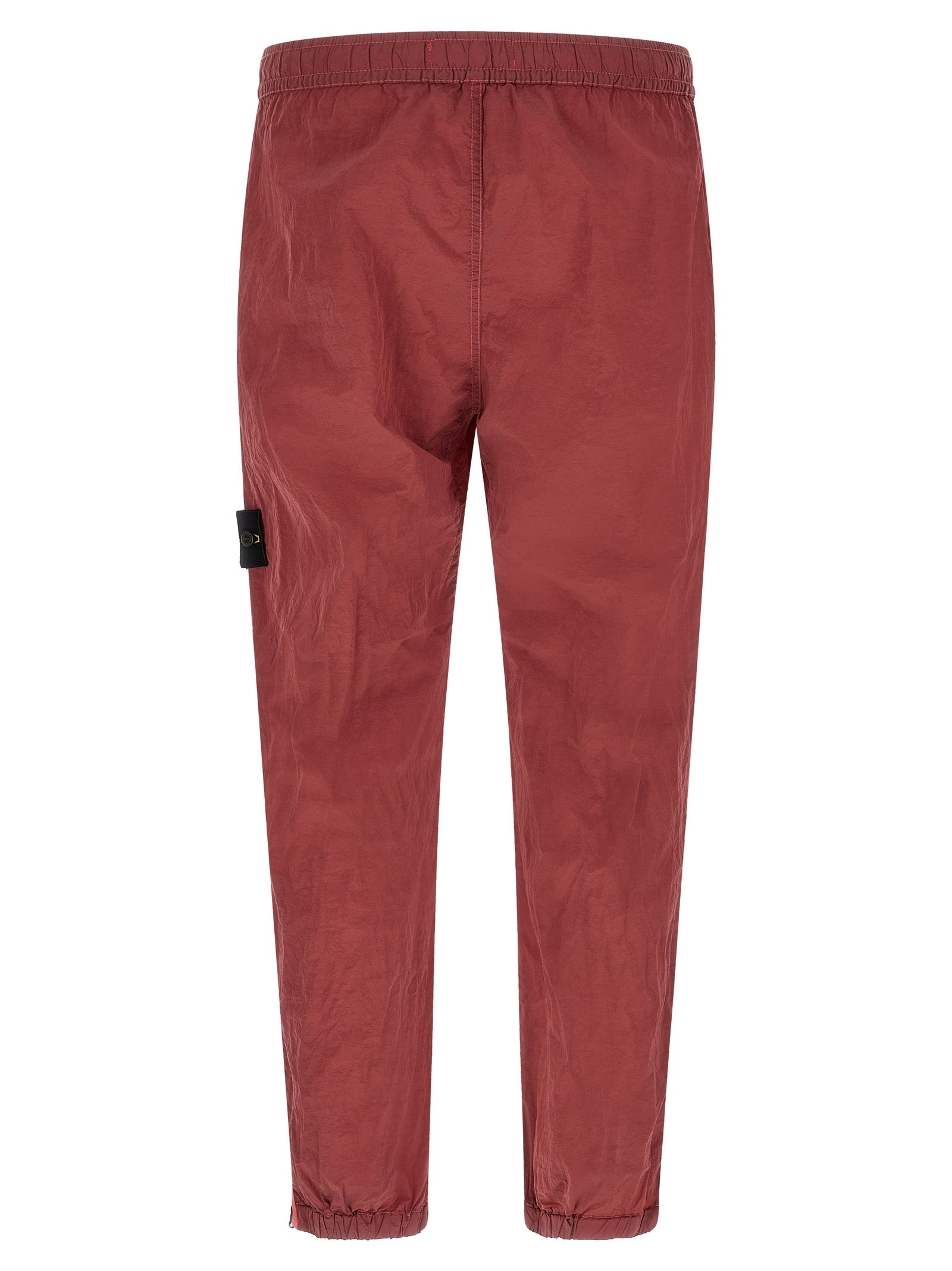 Stone Island Rote Jogginghose aus Polyamid (Trainingshose)