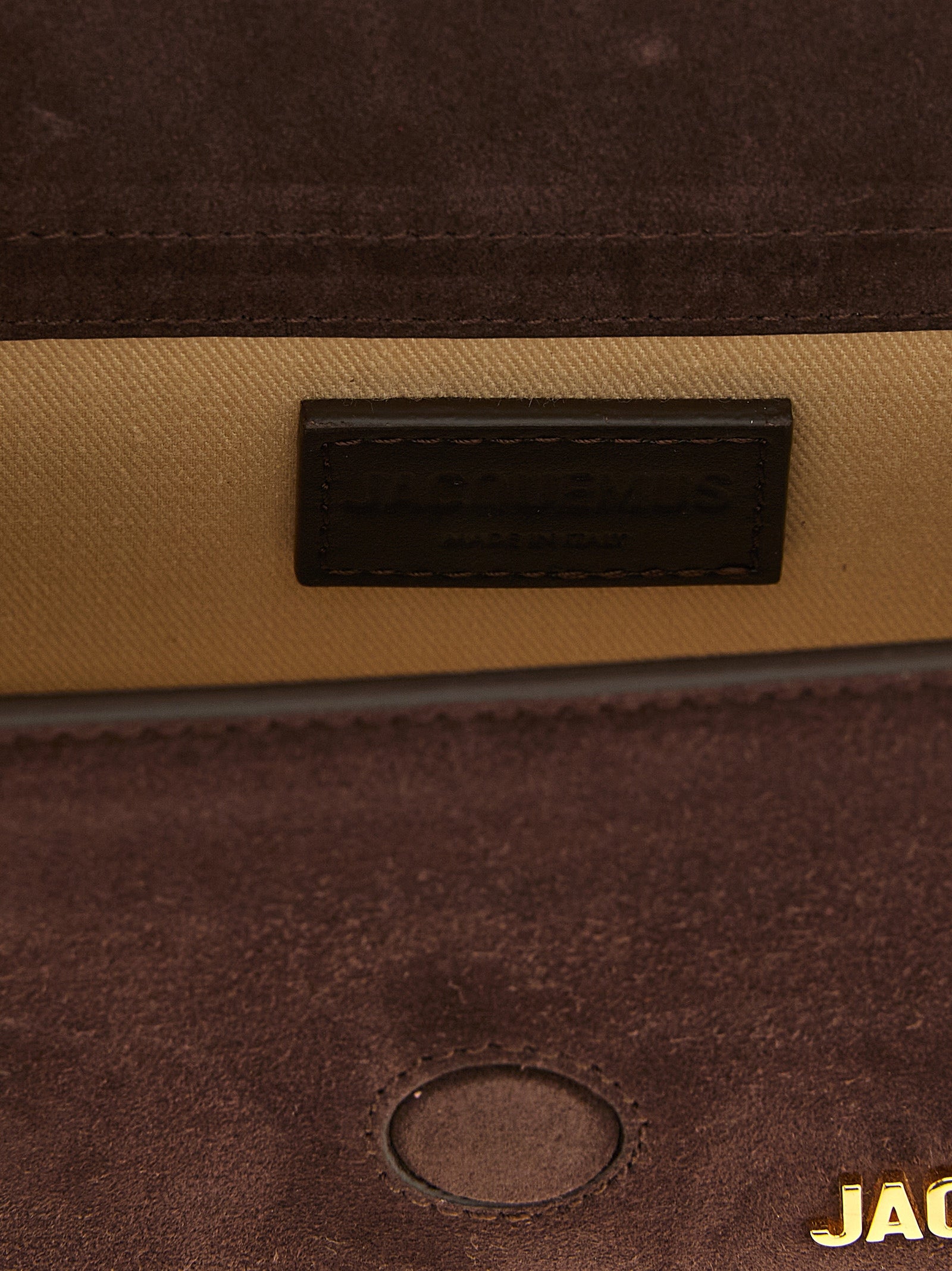 Jacquemus Braune Kalbsleder-Handtasche