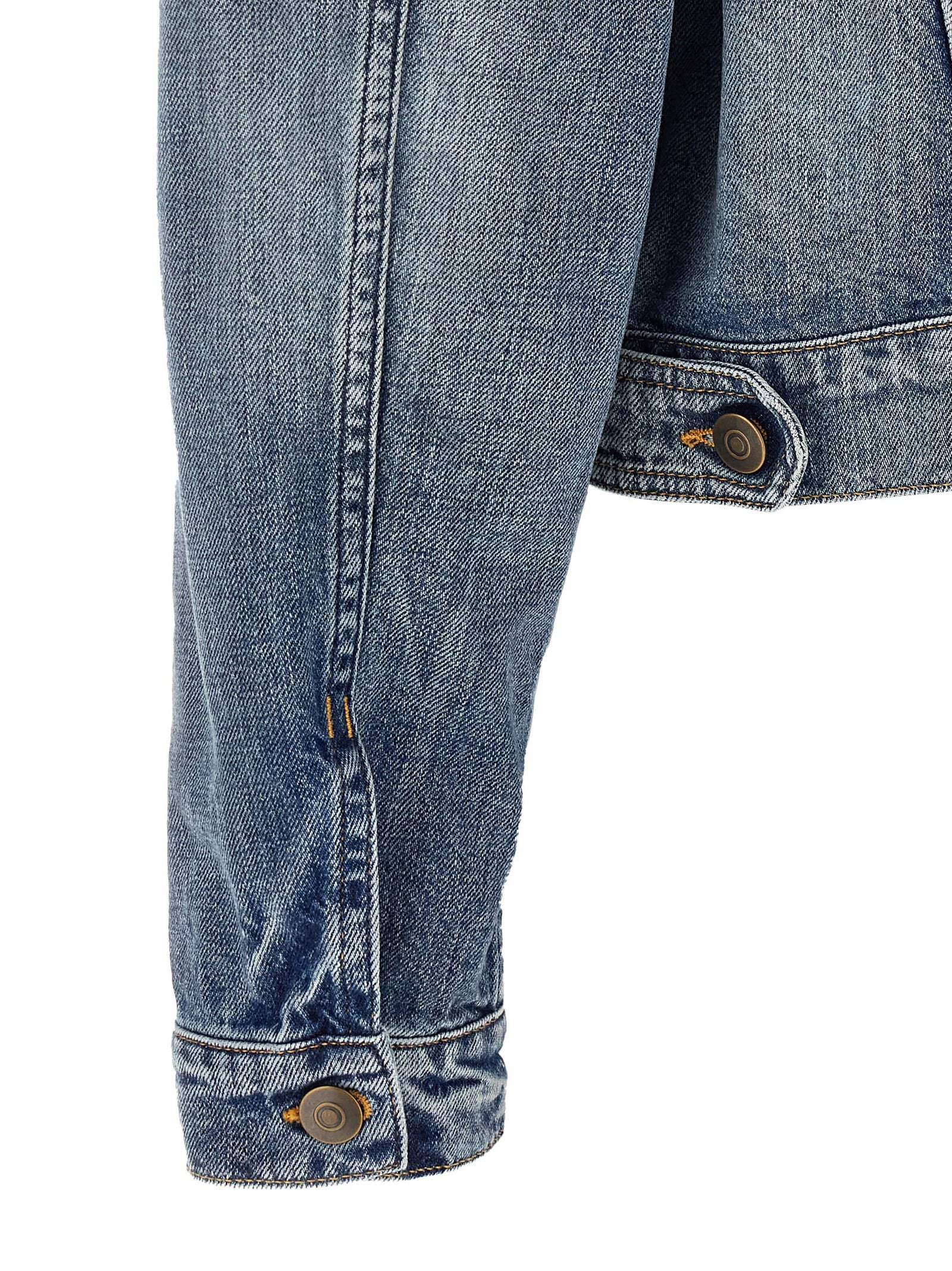 Maison Margiela Blaue Jeansjacke aus Baumwolle