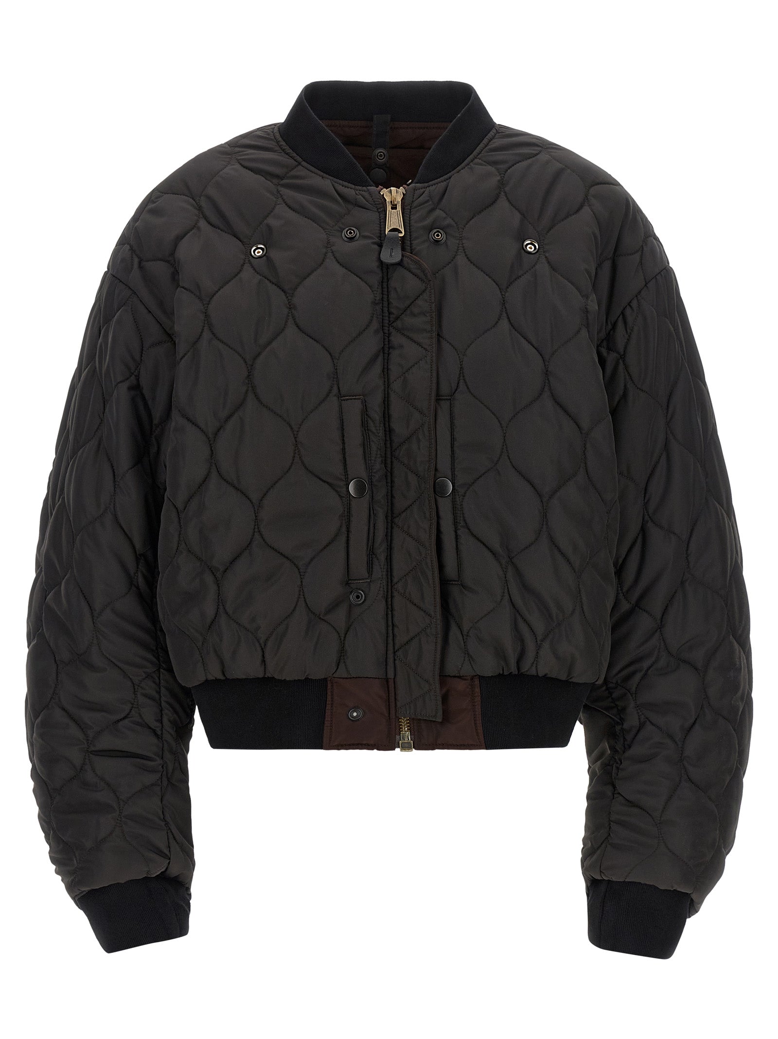 Maison Margiela Brauner Bomber aus Polyamid