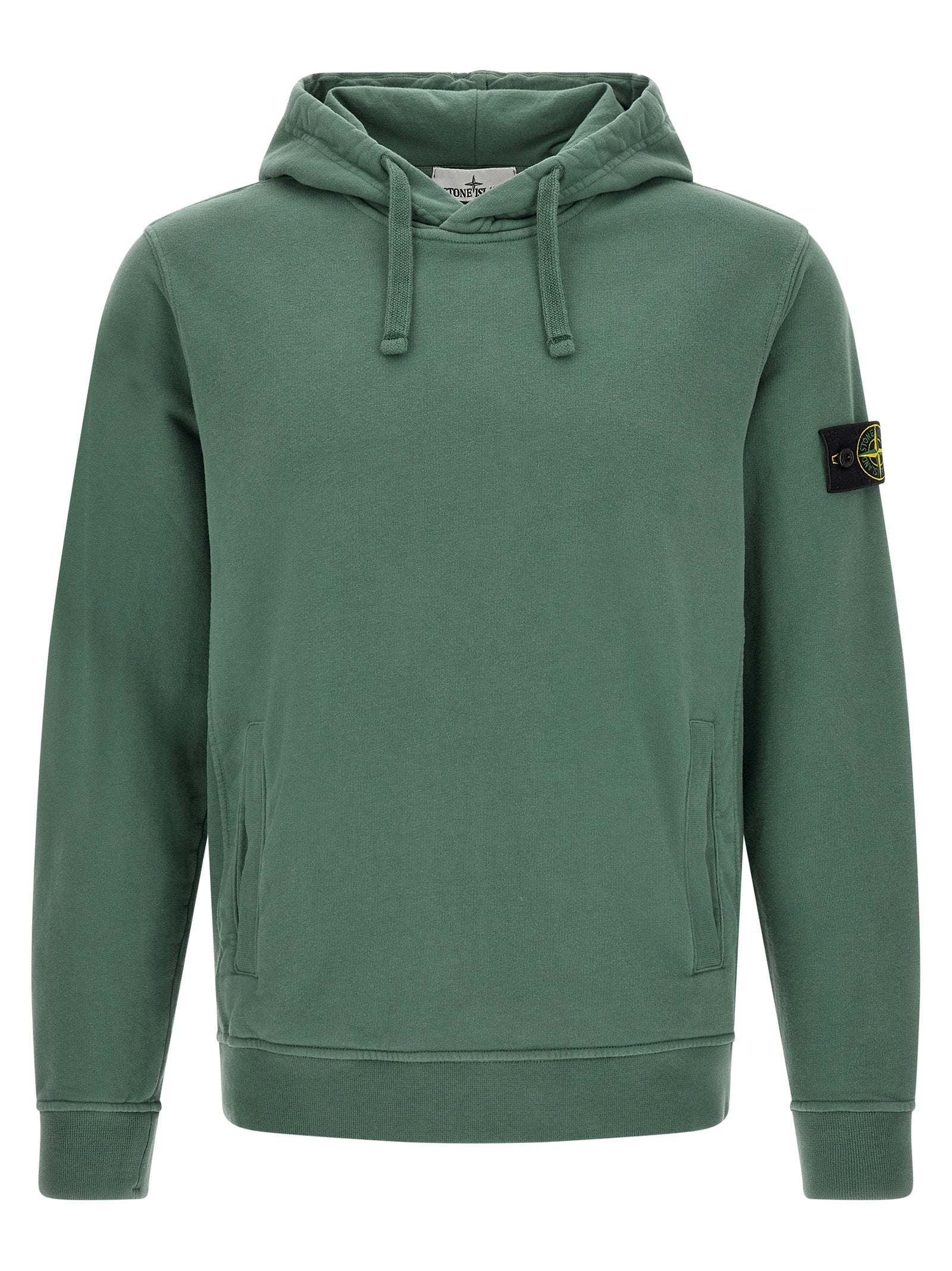 Stone Island Zweifarbiger Baumwollpullover