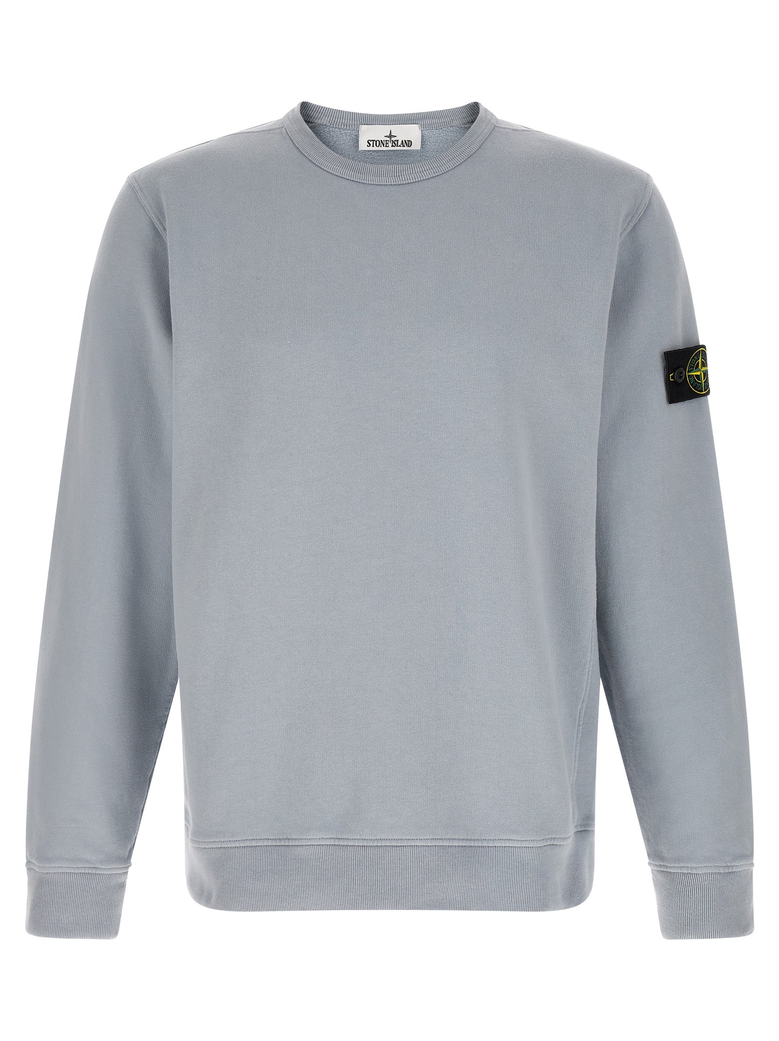 Stone Island Grauer Baumwollpullover