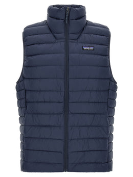 PATAGONIA Ärmellose blaue Nylonjacke