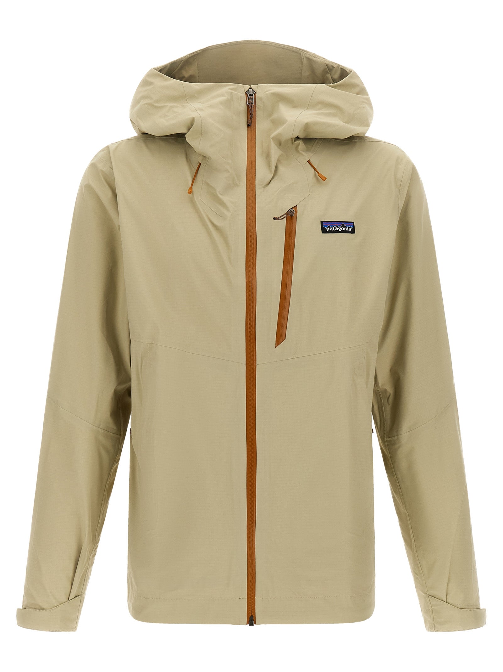 PATAGONIA Beige Nylon Shell Jacke