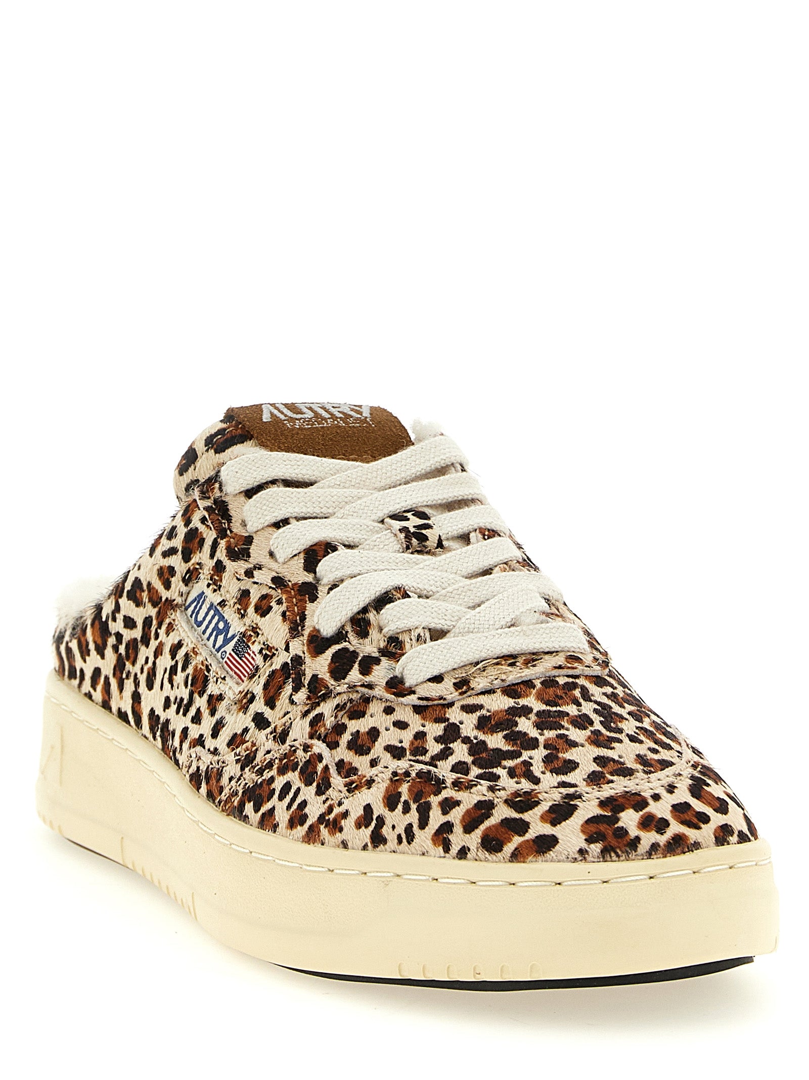 Autry Sneakers aus braunem Rindsleder, Low-Top