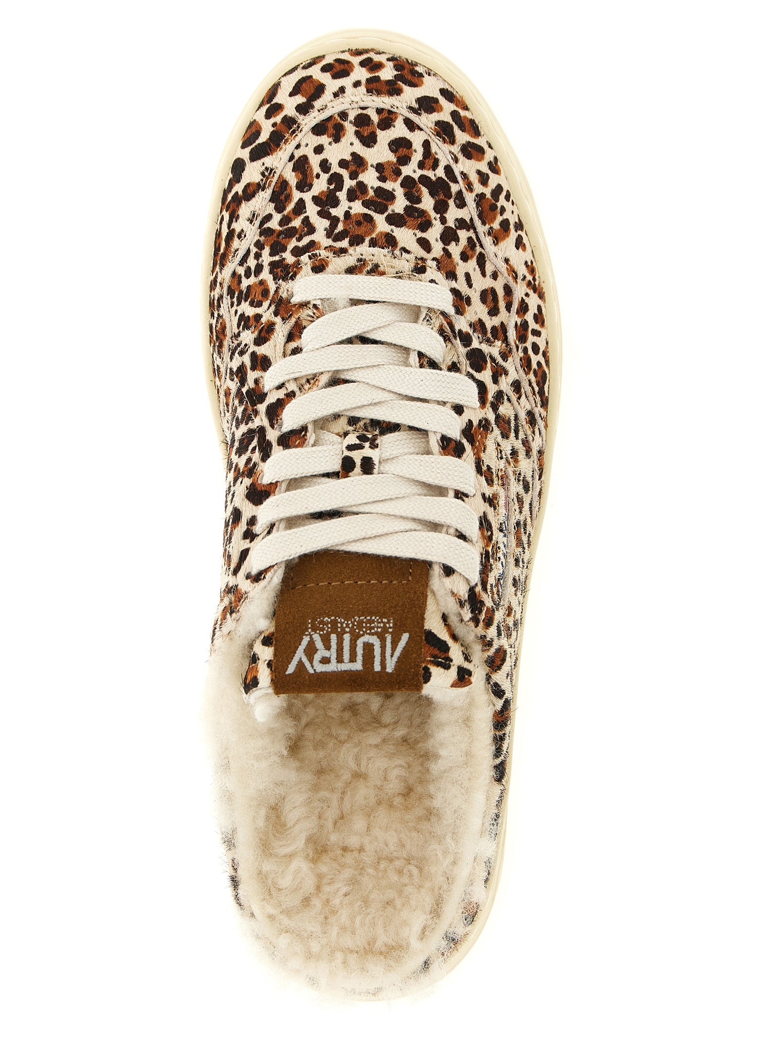 Autry Sneakers aus braunem Rindsleder, Low-Top