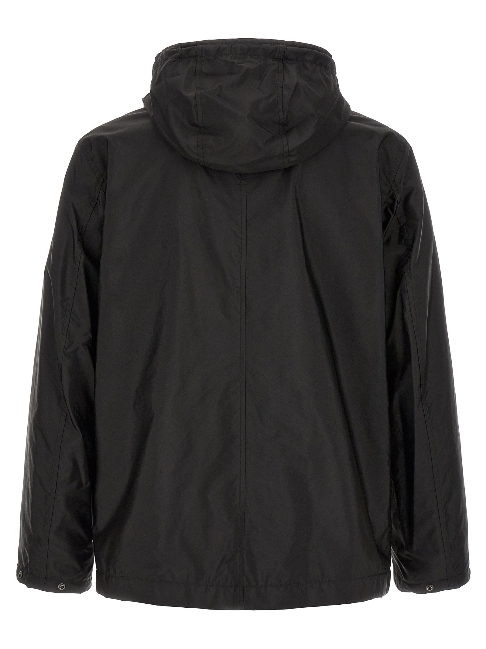 Burberry Schwarze Polyamid-Shell-Jacke