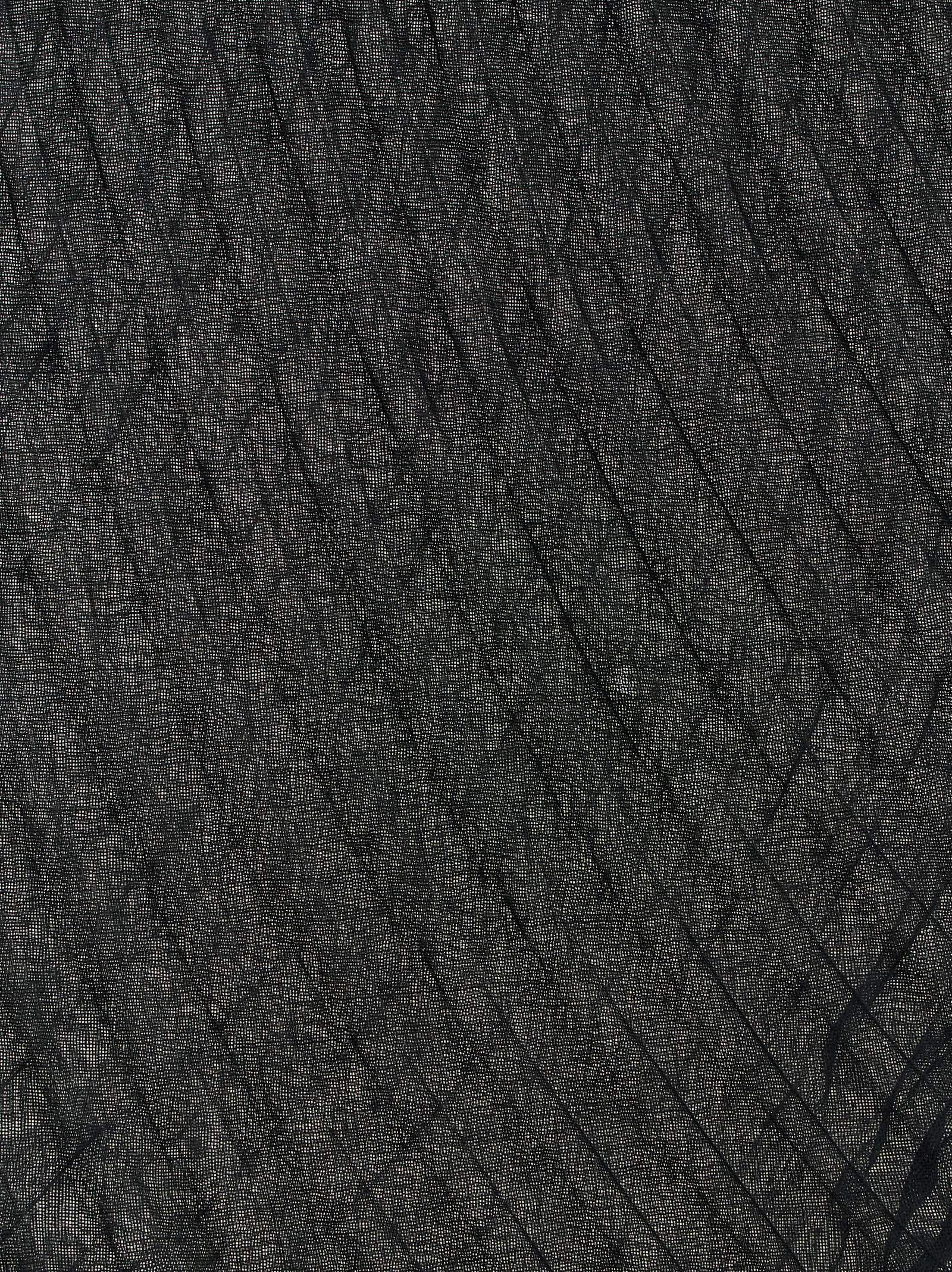 Issey Miyake Schwarzer Schal aus Polyester