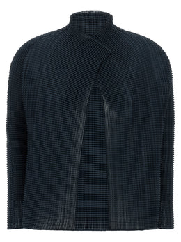 Issey Miyake Blauer Cardigan aus Polyester