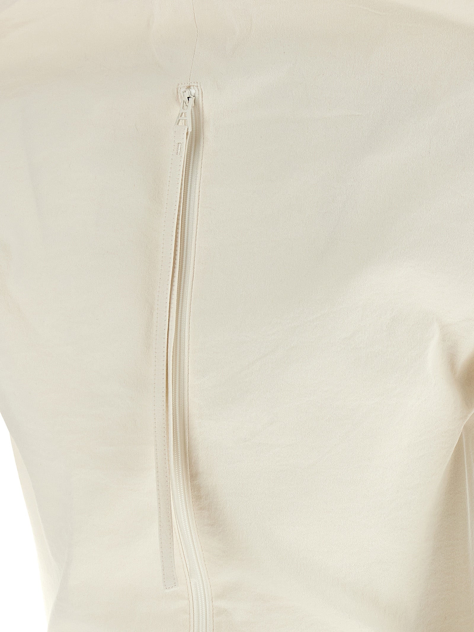 Issey Miyake Weiße Papierbluse