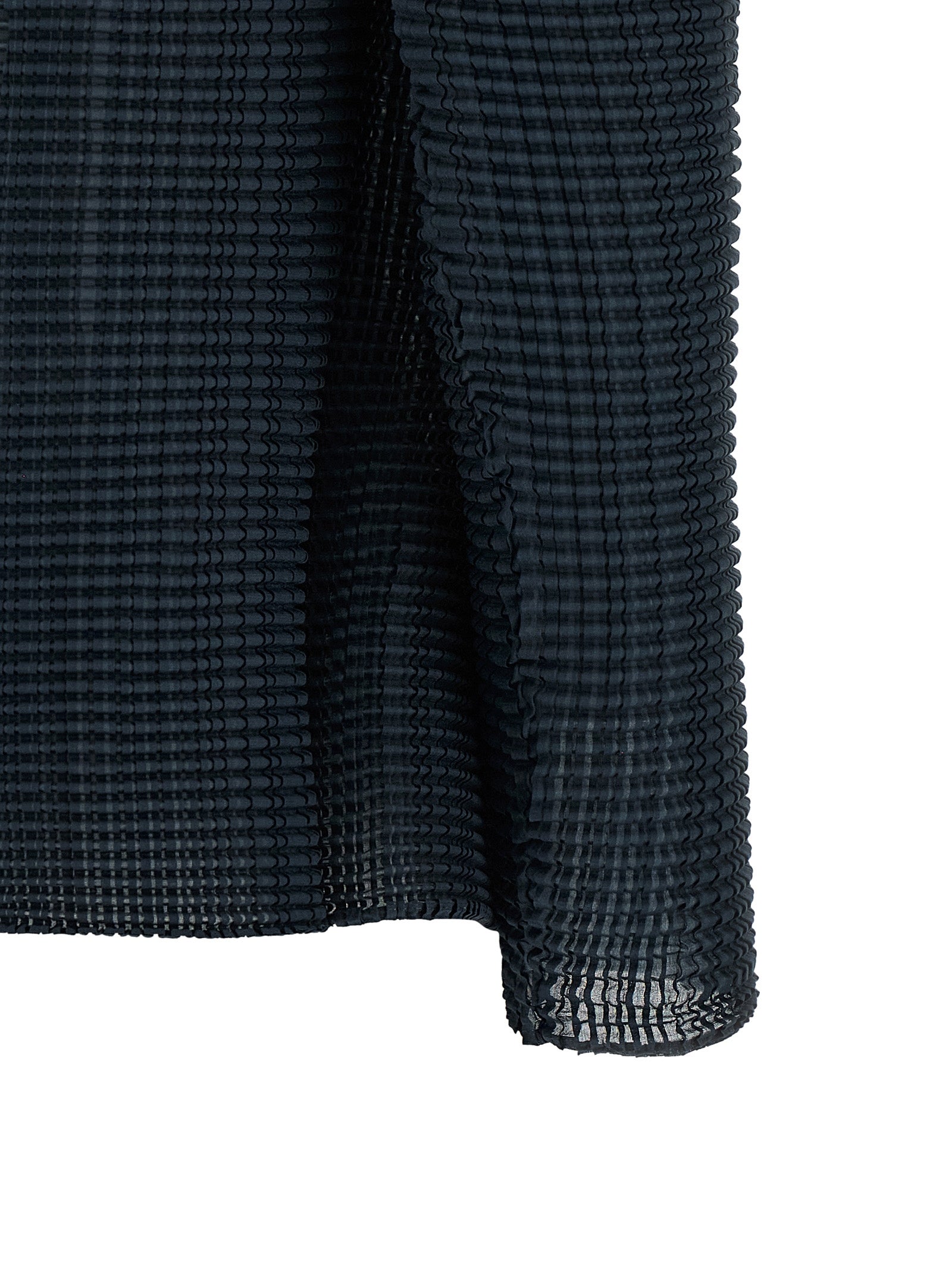 Issey Miyake Blauer Cardigan aus Polyester