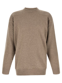 Jil Sander Beige Wollstrickjacke