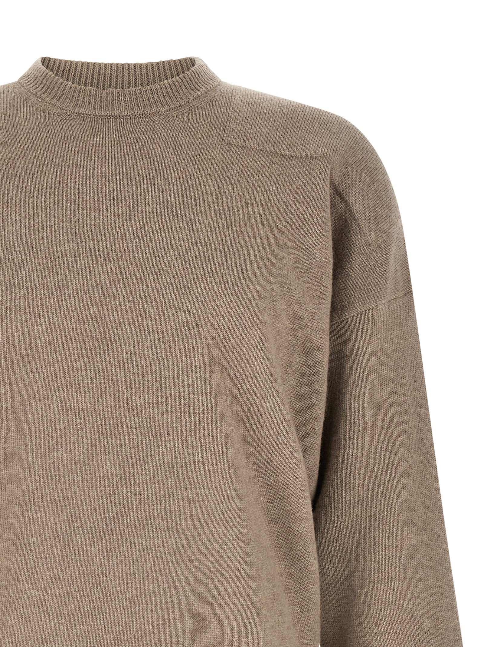 Jil Sander Beige Wollstrickjacke