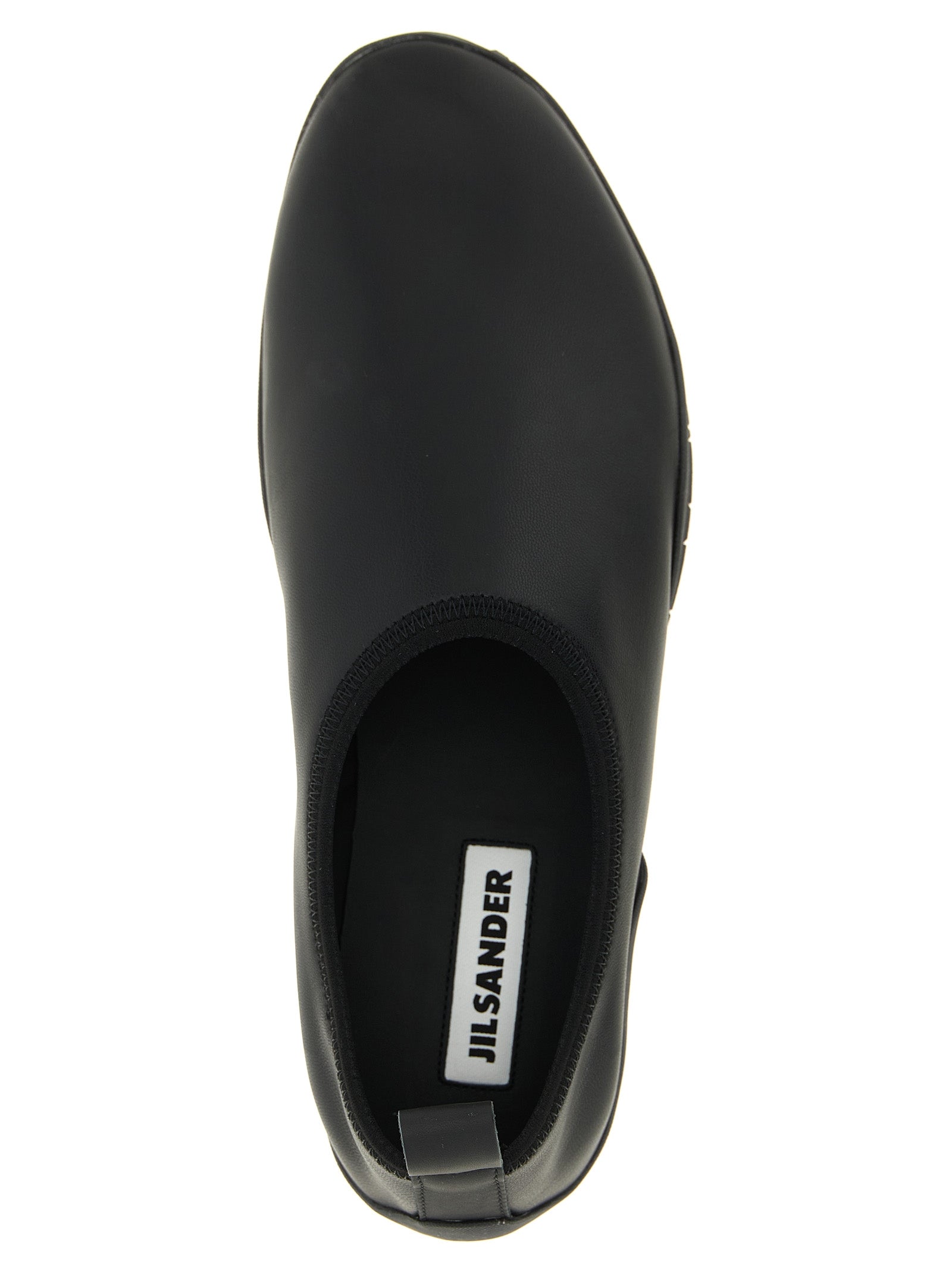 Jil Sander Schwarze Flats aus Polyethylen