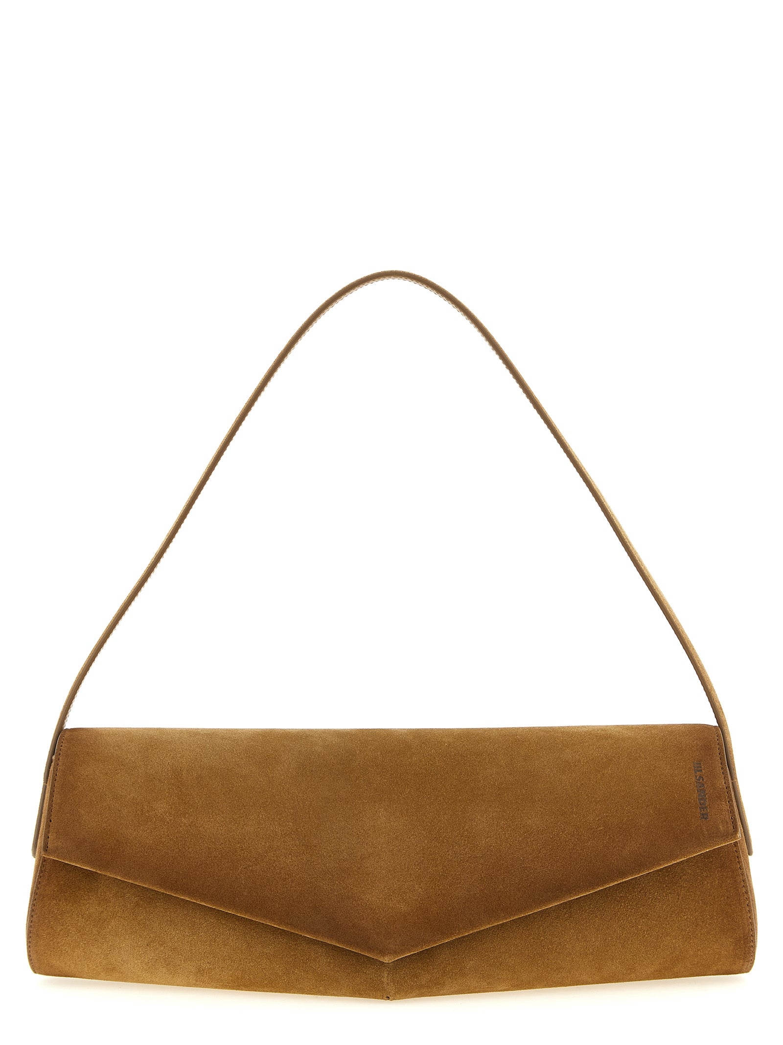 Jil Sander Braunes Kalbsleder Damen Crossbody Tasche