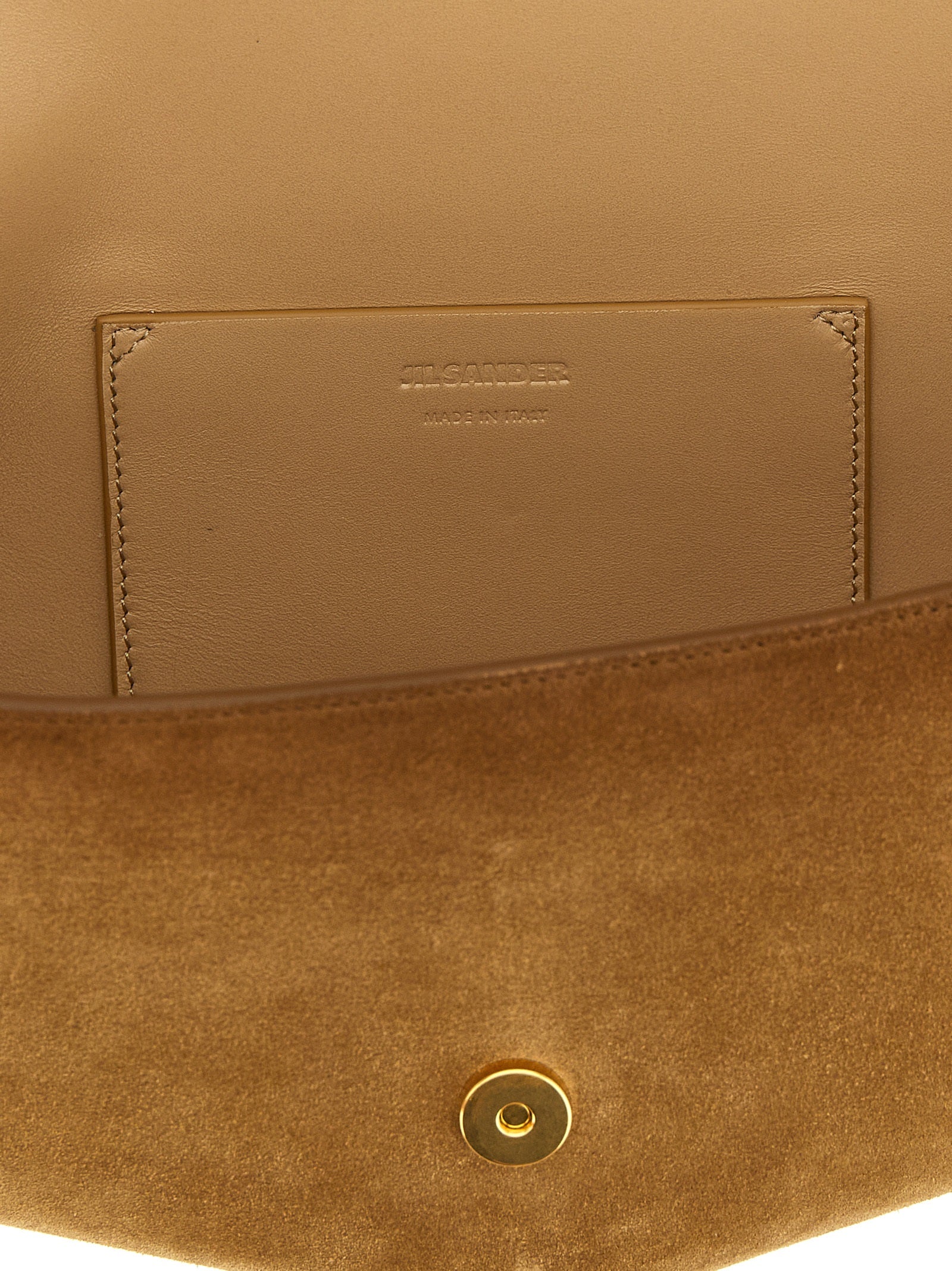 Jil Sander Braunes Kalbsleder Damen Crossbody Tasche