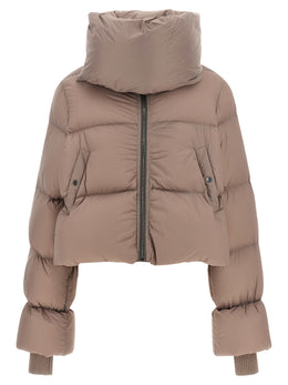 Rick Owens Multicolor Nylon Jacke in voller Länge