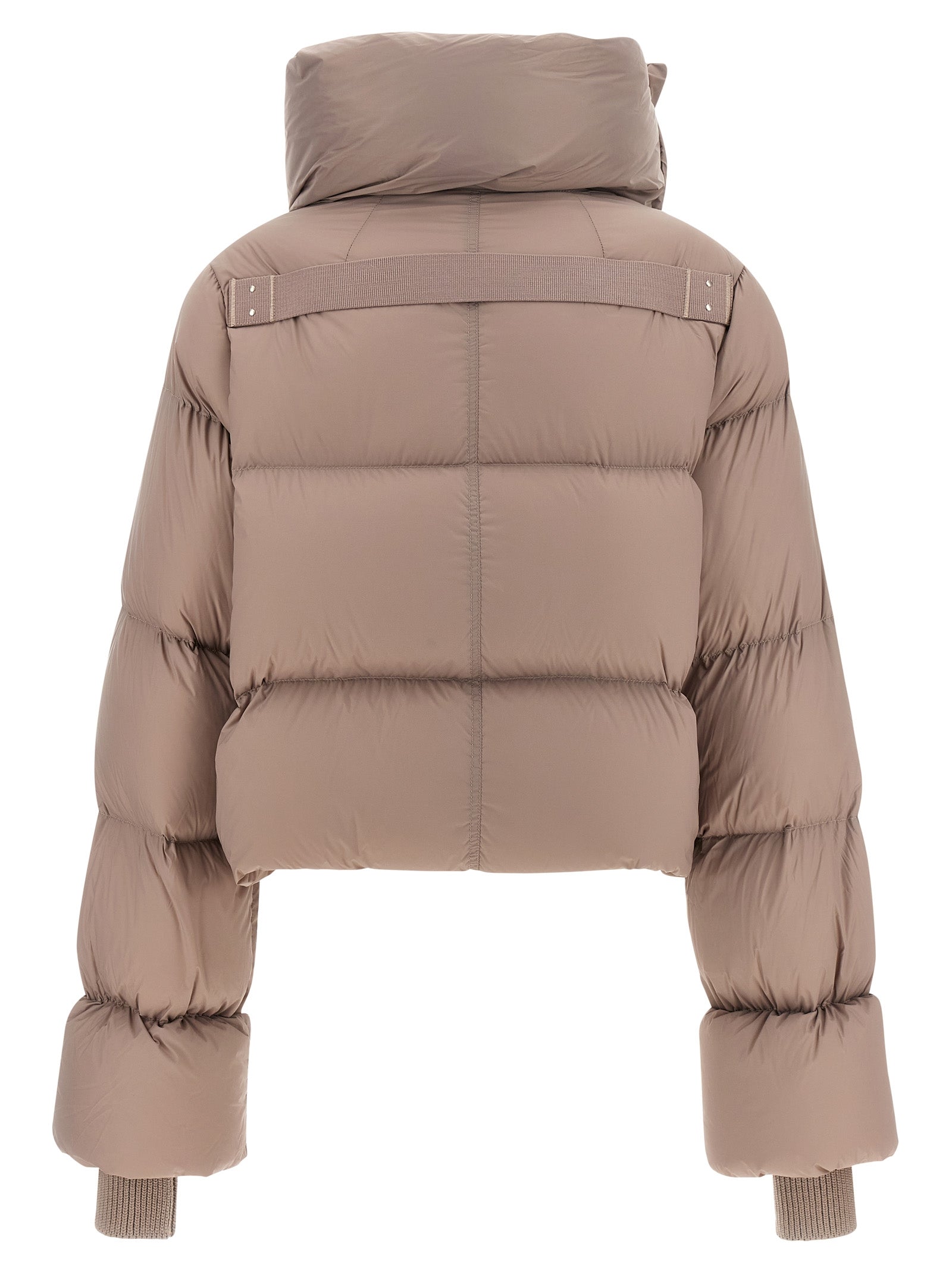 Rick Owens Multicolor Nylon Jacke in voller Länge
