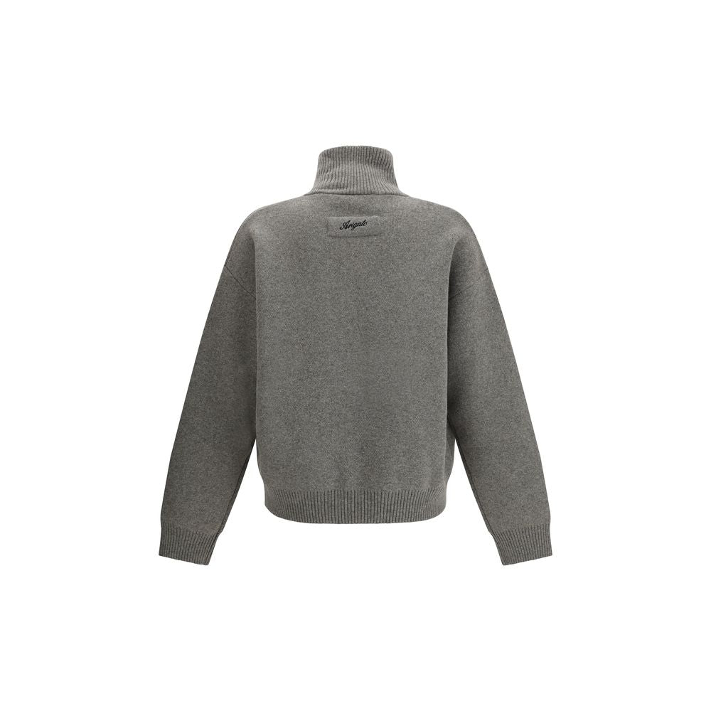 Axel Arigato Grauer Oves Aries Wollpullover