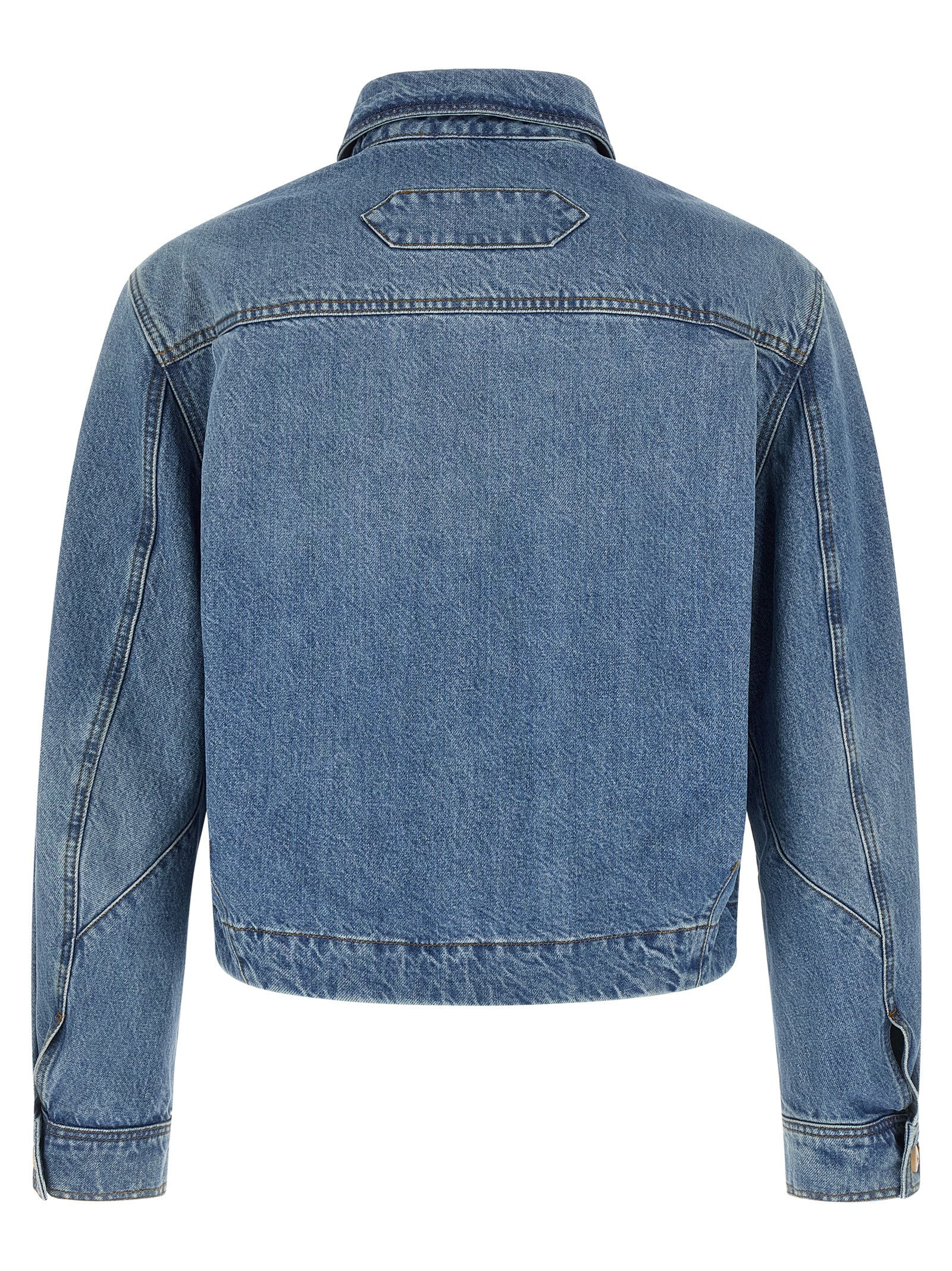 Jacquemus Blaue Jeansjacke aus Baumwolle