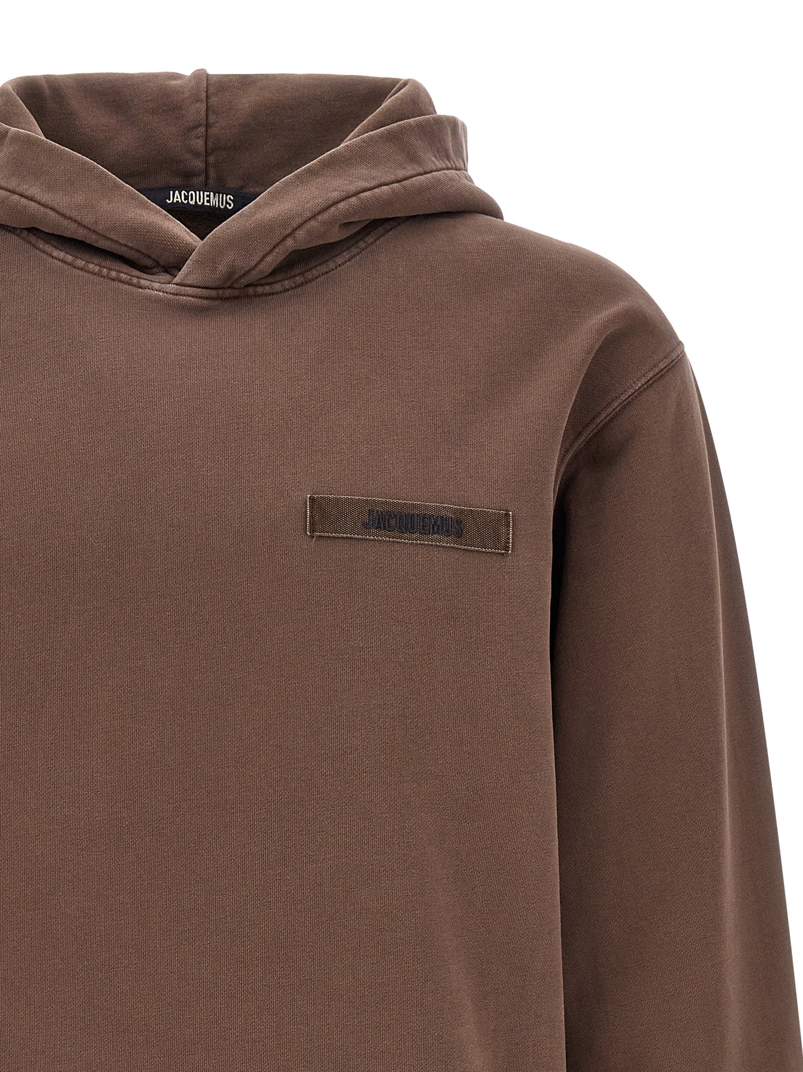 Jacquemus Brauner Baumwoll-Sweatshirt