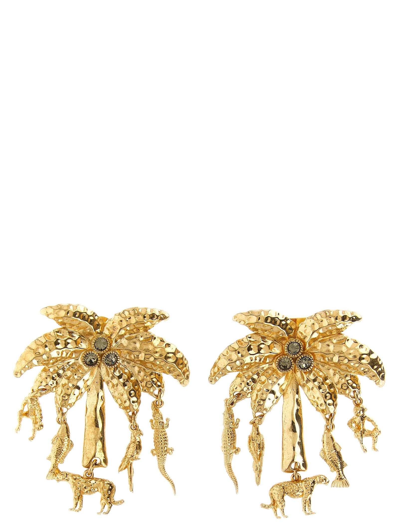 Jacquemus Ohrringe aus Goldmessing