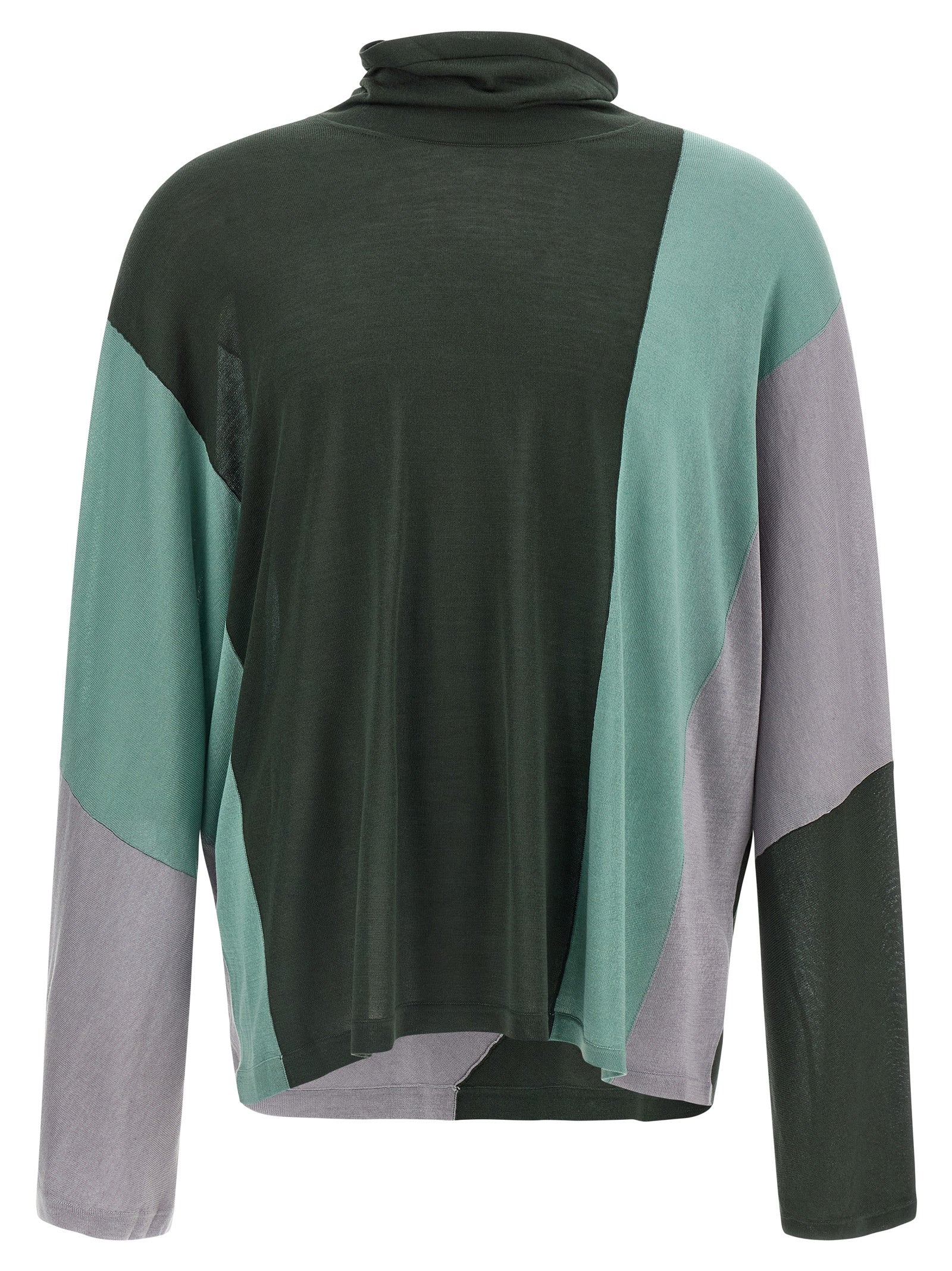 Kiko Kostadinov Mehrfarbige Lyocell-Strickjacke