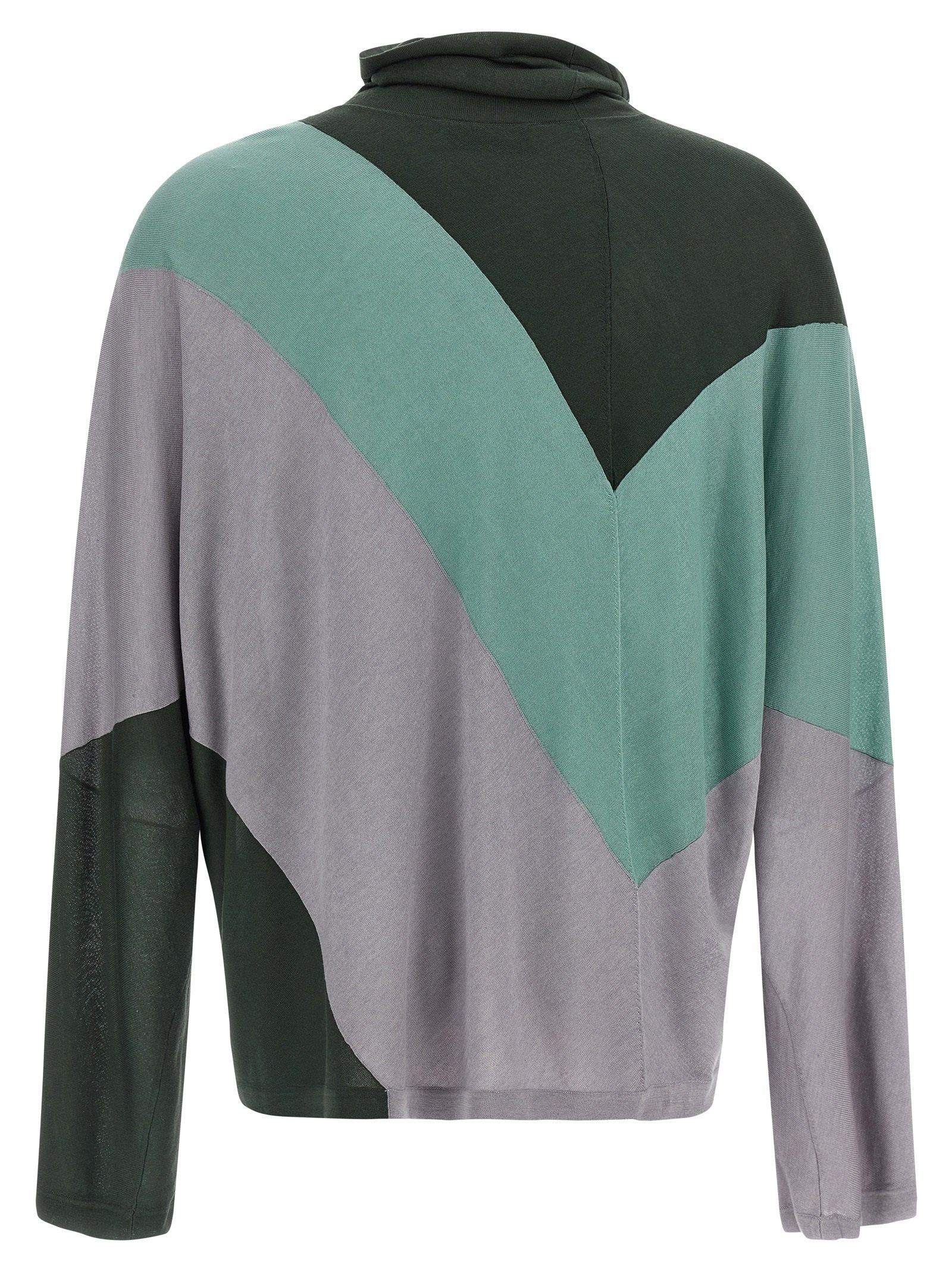 Kiko Kostadinov Mehrfarbige Lyocell-Strickjacke