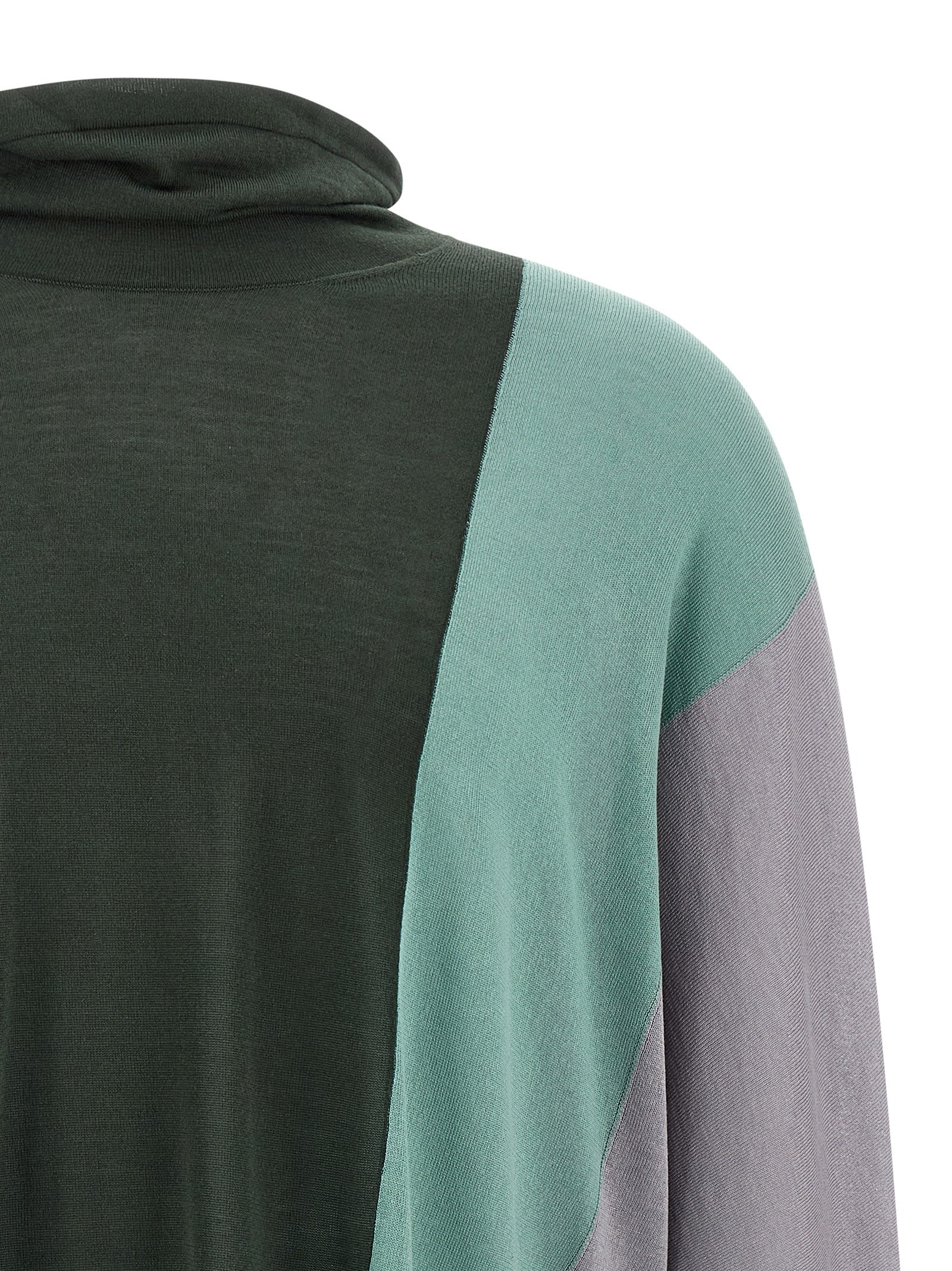 Kiko Kostadinov Mehrfarbige Lyocell-Strickjacke