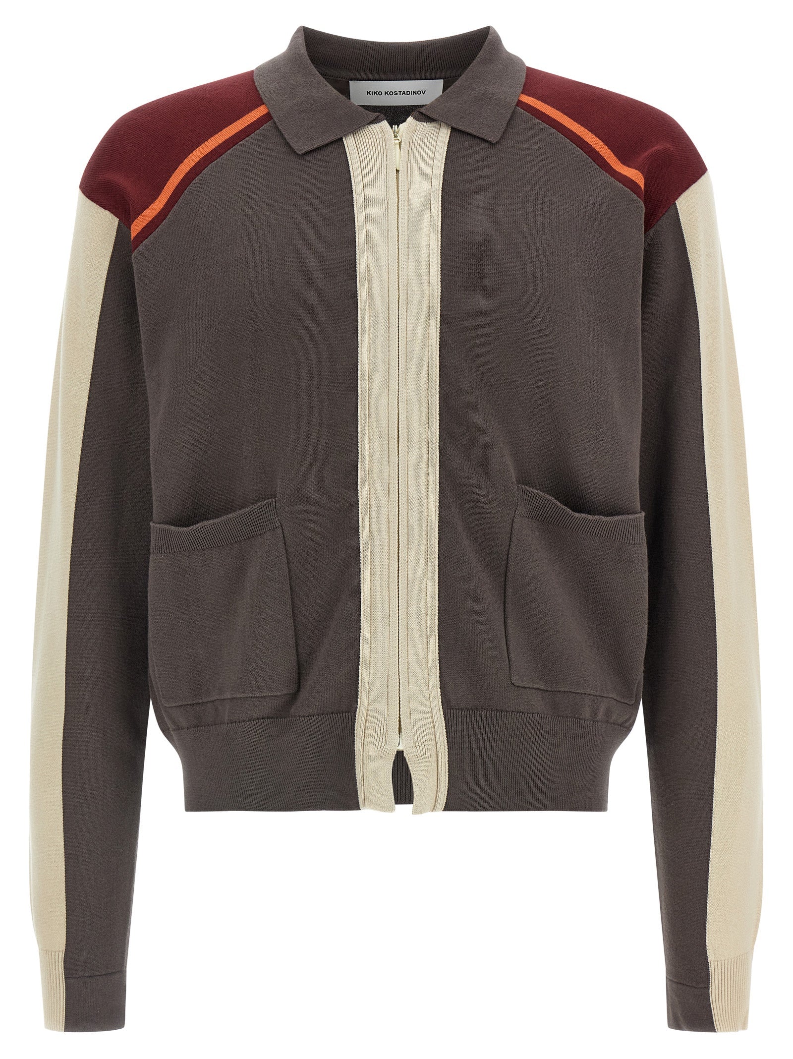 Kiko Kostadinov Mehrfarbige Baumwollstrickjacke