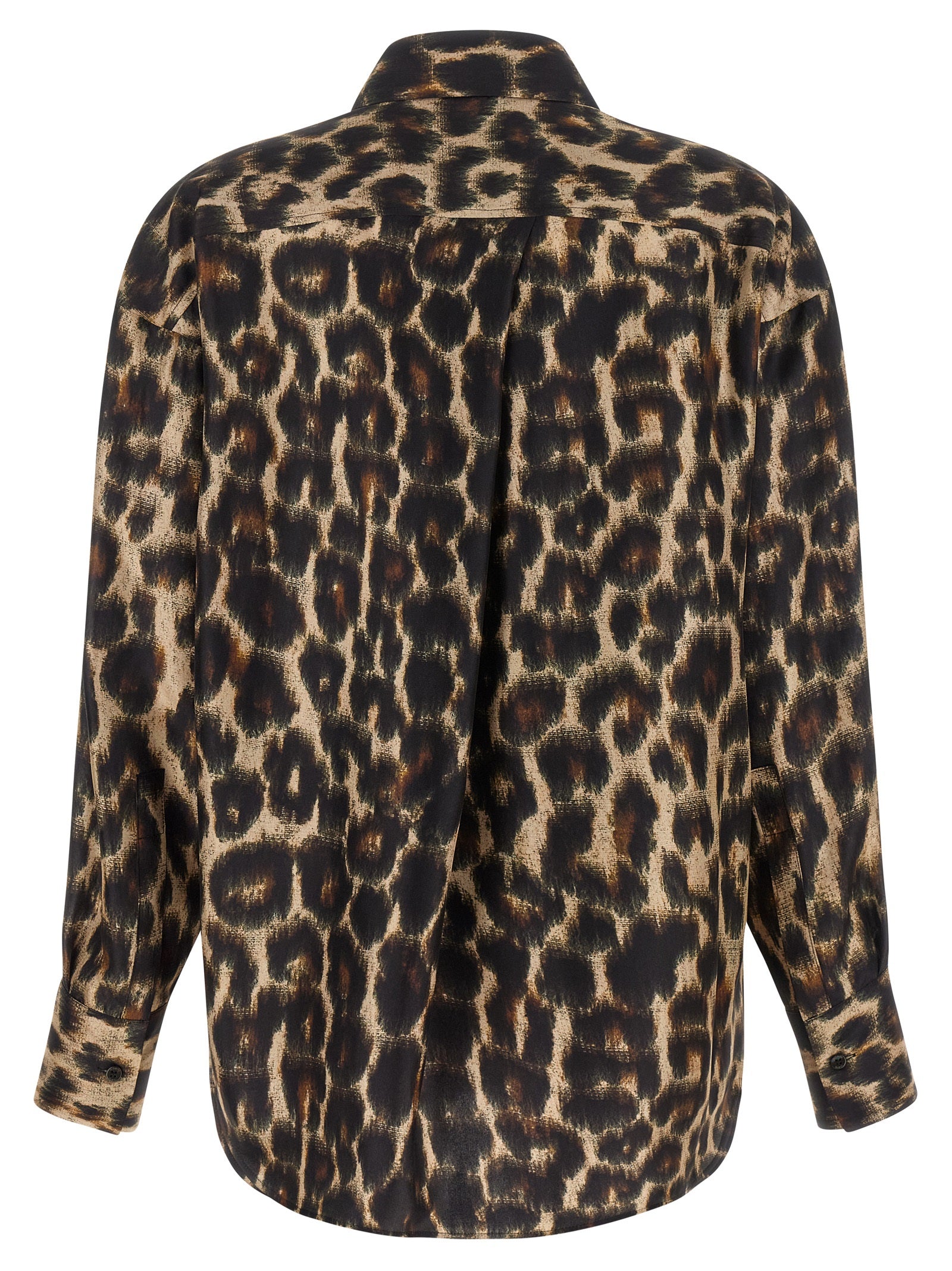 Alberto Biani Braune Seidenbluse
