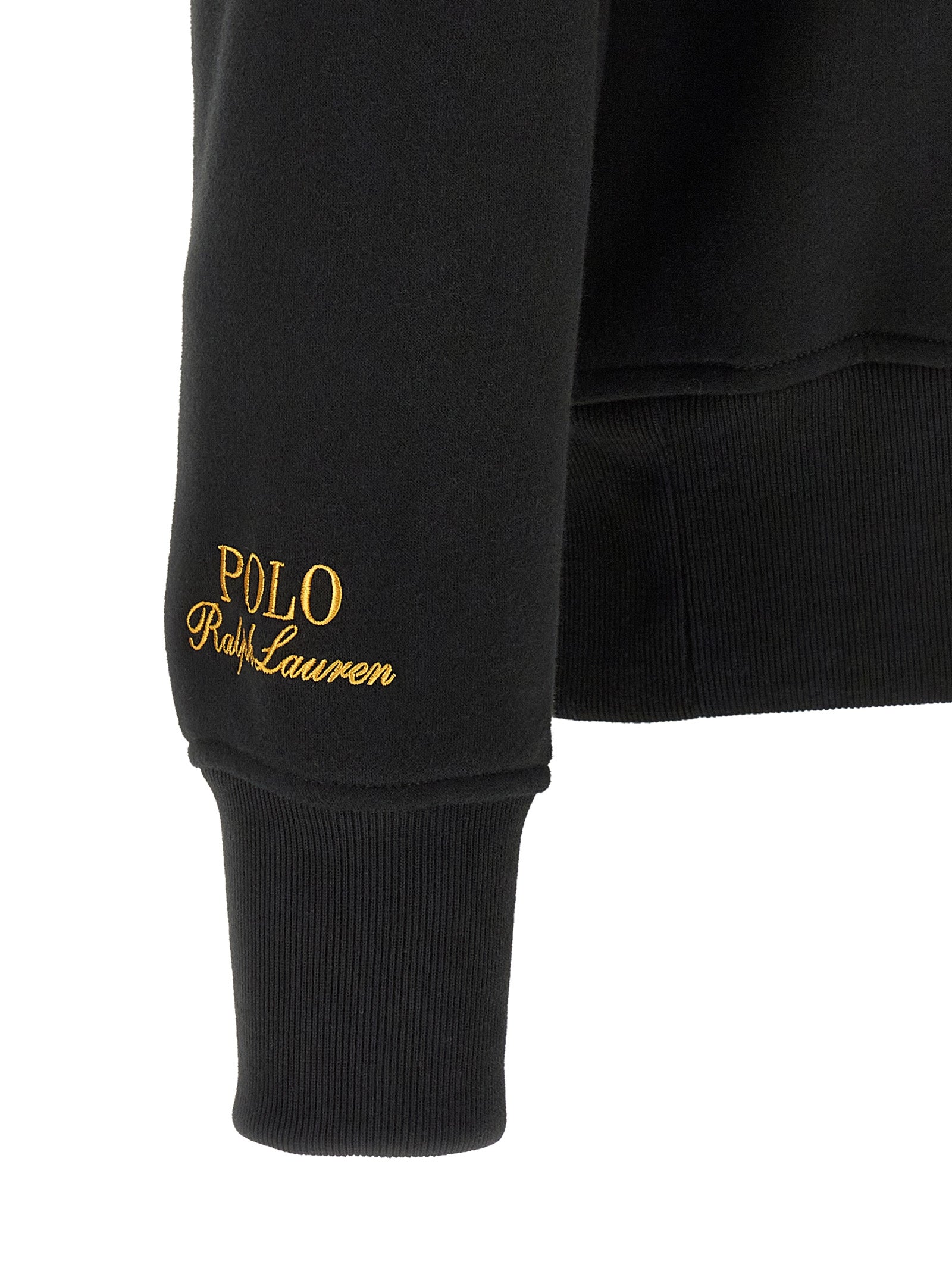 Polo Ralph Lauren Schwarzes Baumwoll-Poloshirt