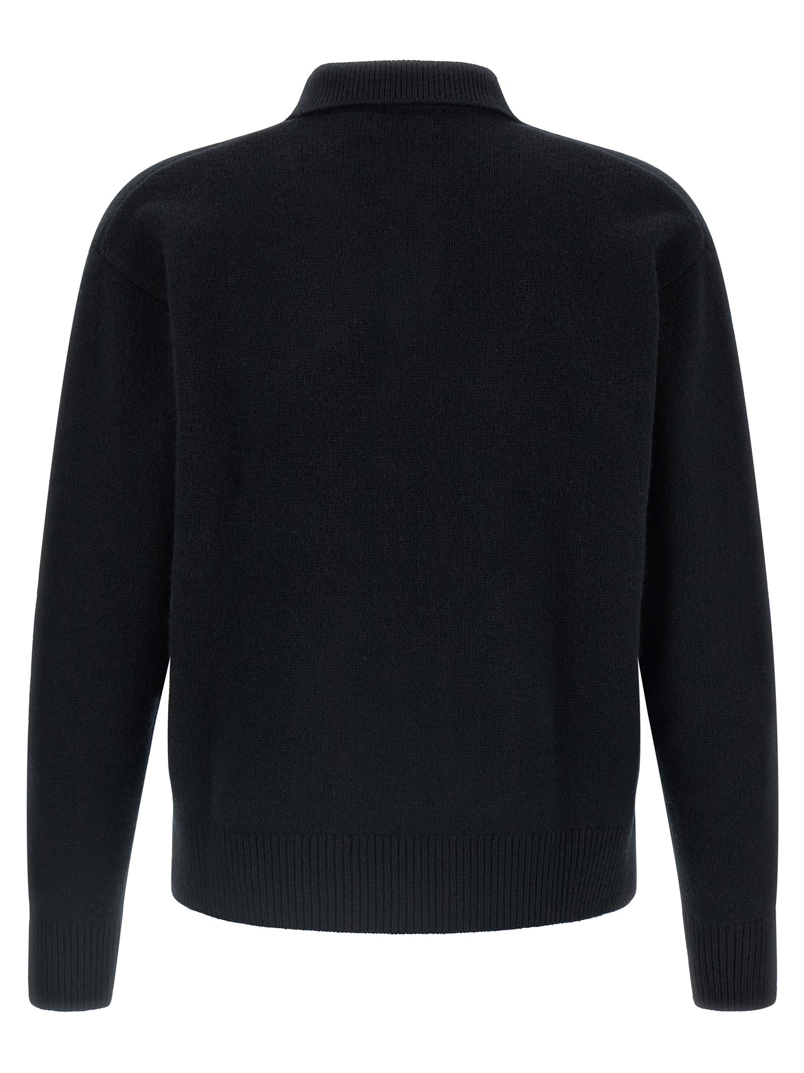 Polo Ralph Lauren Schwarzes Woll-Poloshirt