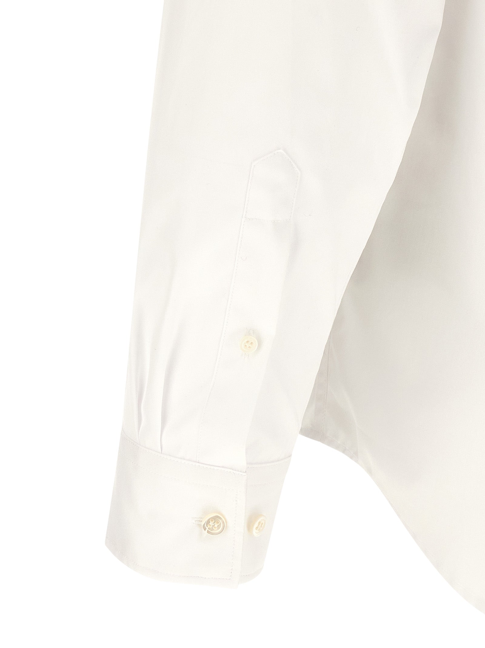 Dries Van Noten Weiße Baumwollbluse