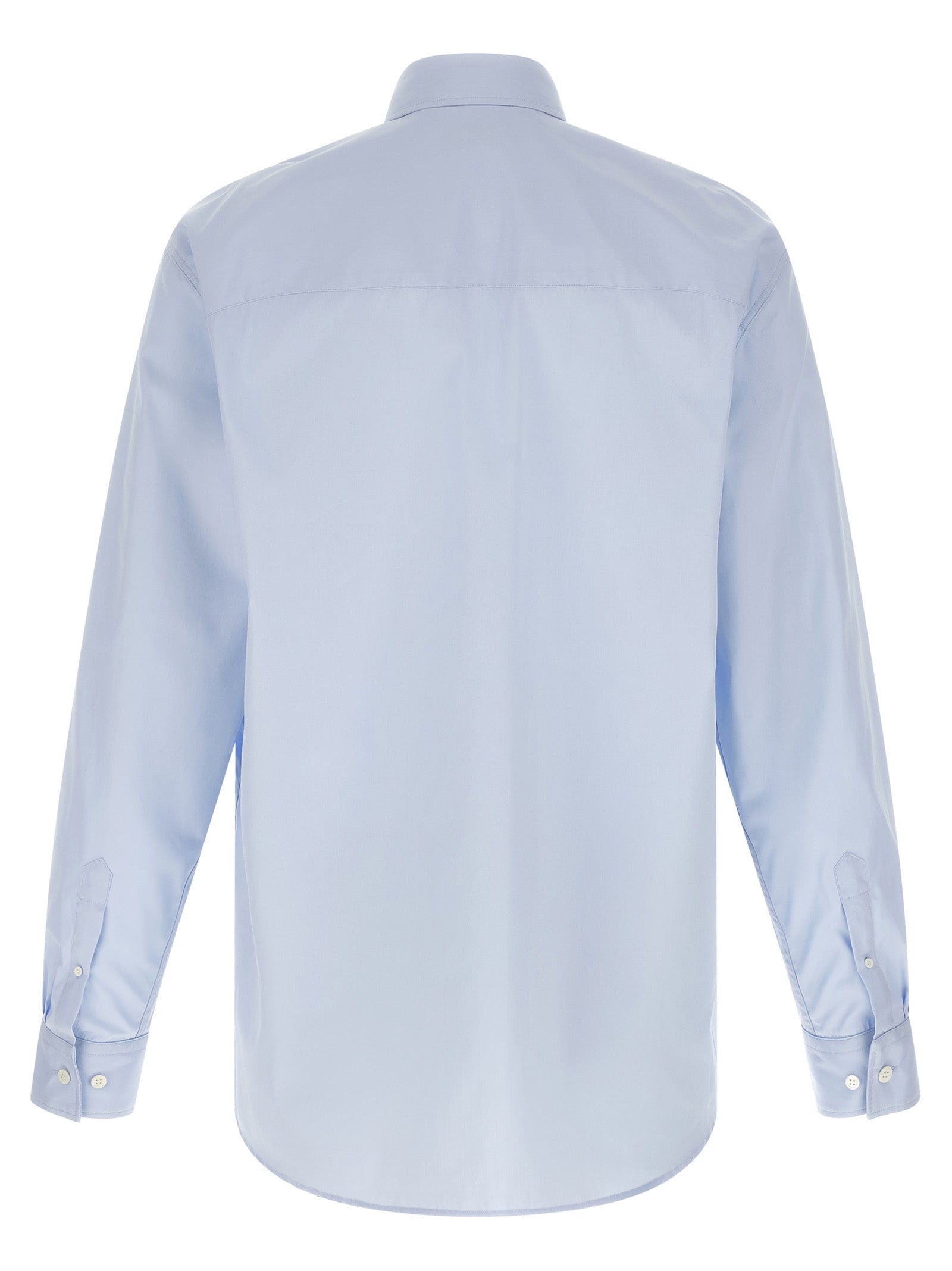 Dries Van Noten Blaue Baumwollbluse