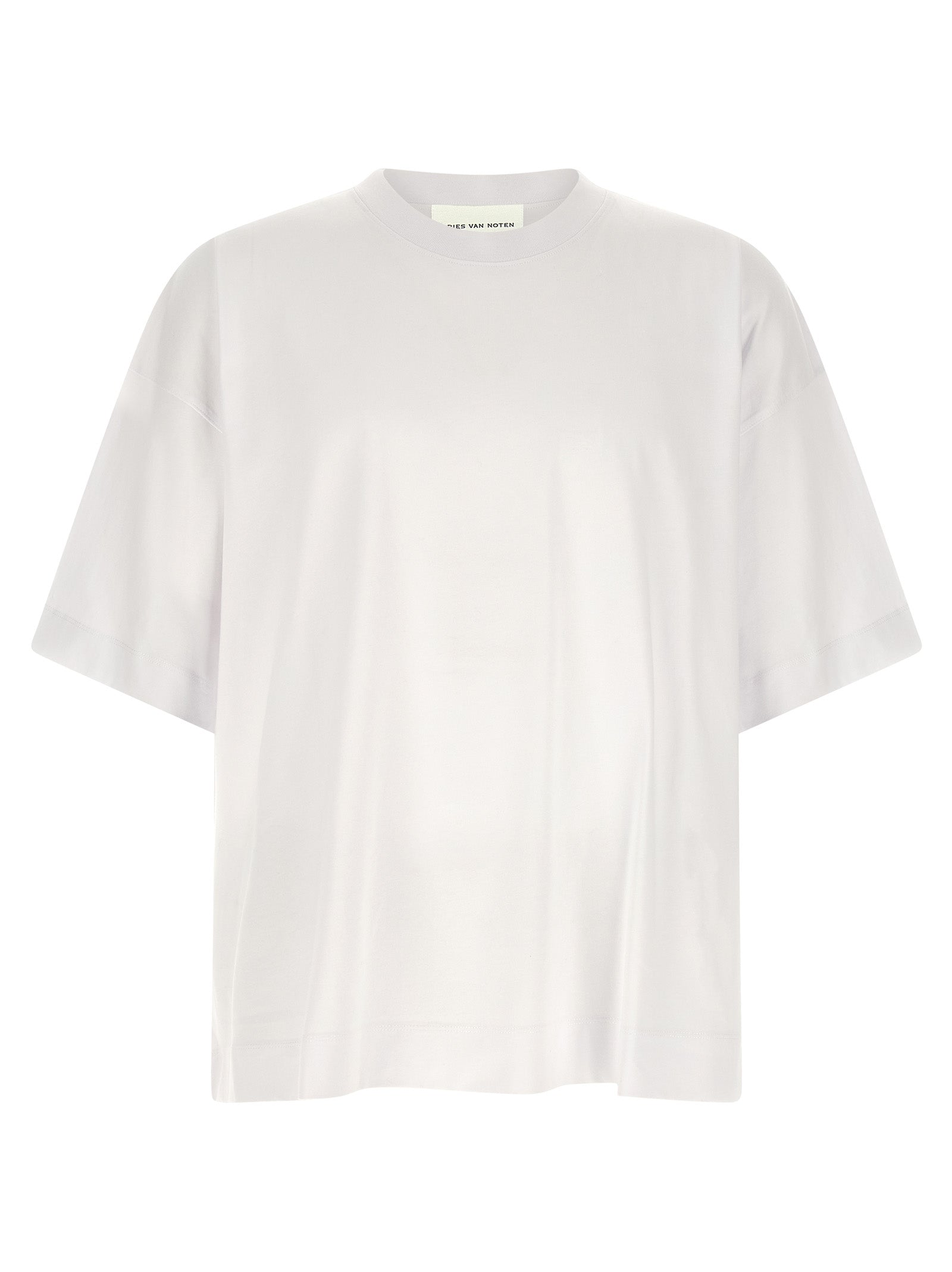 Dries Van Noten Weißes Baumwoll-T-Shirt