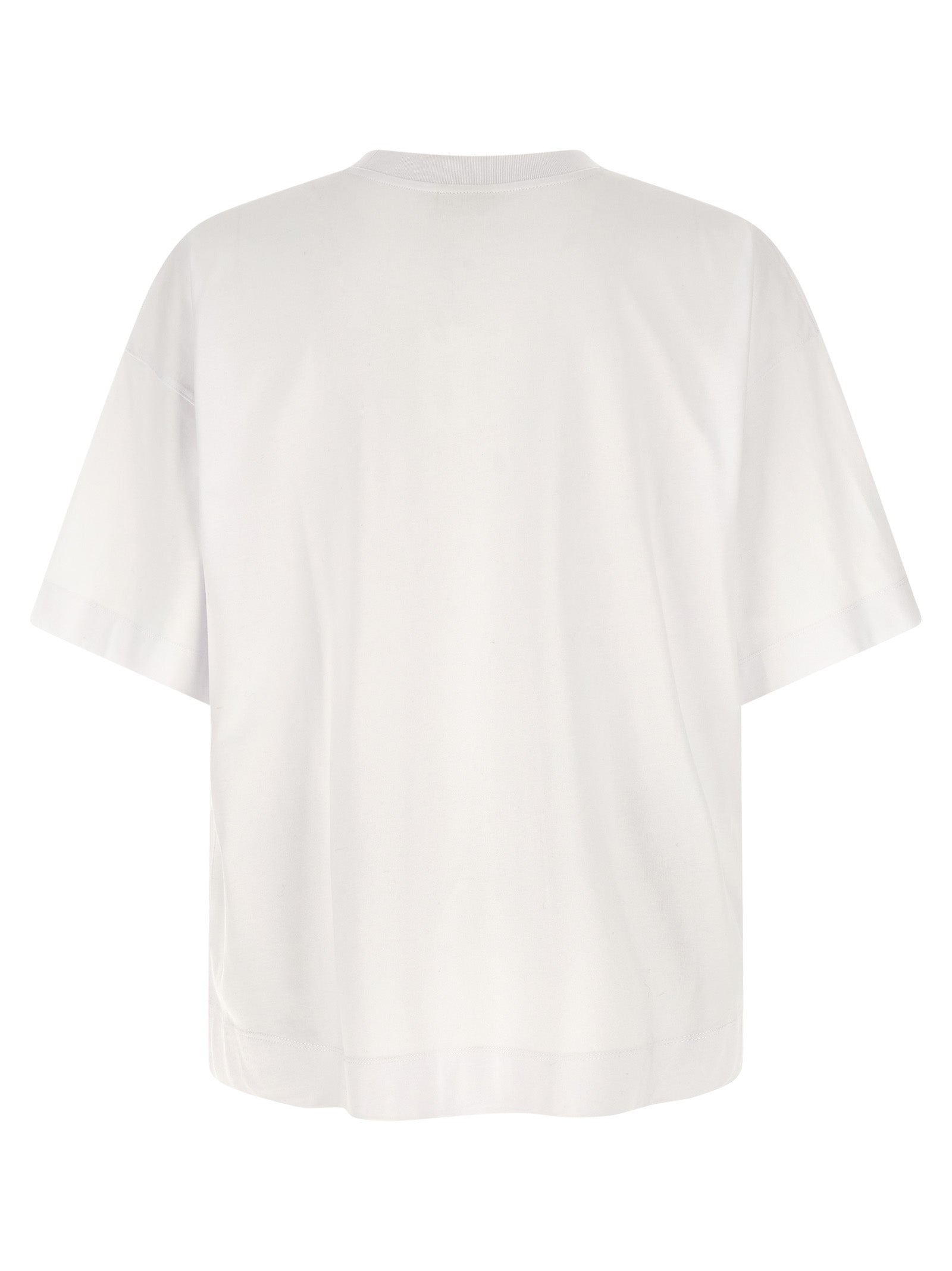 Dries Van Noten Weißes Baumwoll-T-Shirt