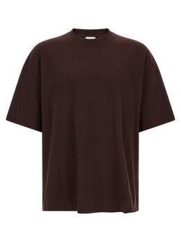 Dries Van Noten Bordeaux Baumwoll-T-Shirt