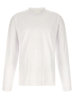Dries Van Noten Weißes Baumwoll-T-Shirt