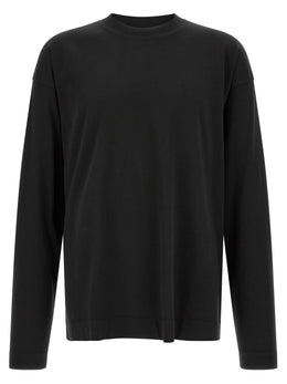 Dries Van Noten Schwarzes Baumwoll-T-Shirt