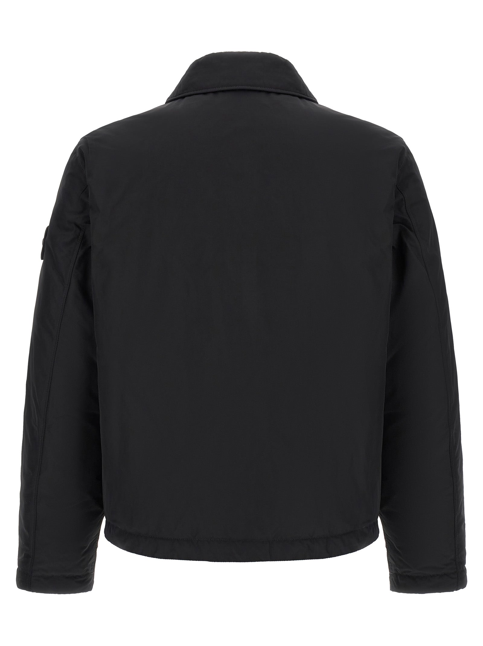 Stone Island Schwarze Polyester-Jacke